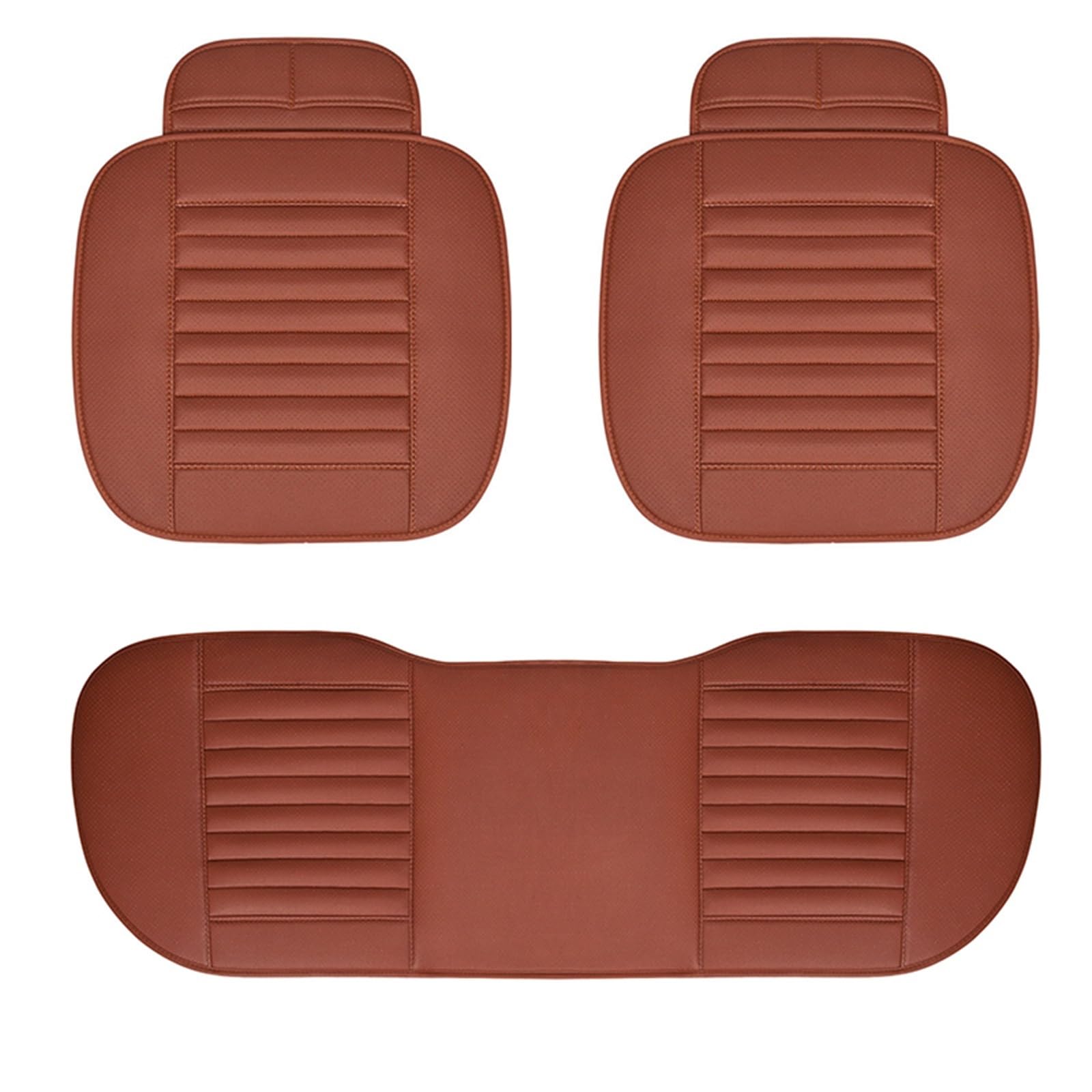 SAYTAK Sitzbezüge PU Leder Auto Sitz Abdeckung Sitzkissen Für X5 E87 X1 X2 X3 X4 X6 X7 M3 M4 M5 I8 Z3 Z4 Auto Zubehör Autositzbezüge (Farbe : Braun, Größe : 5seat) von SAYTAK