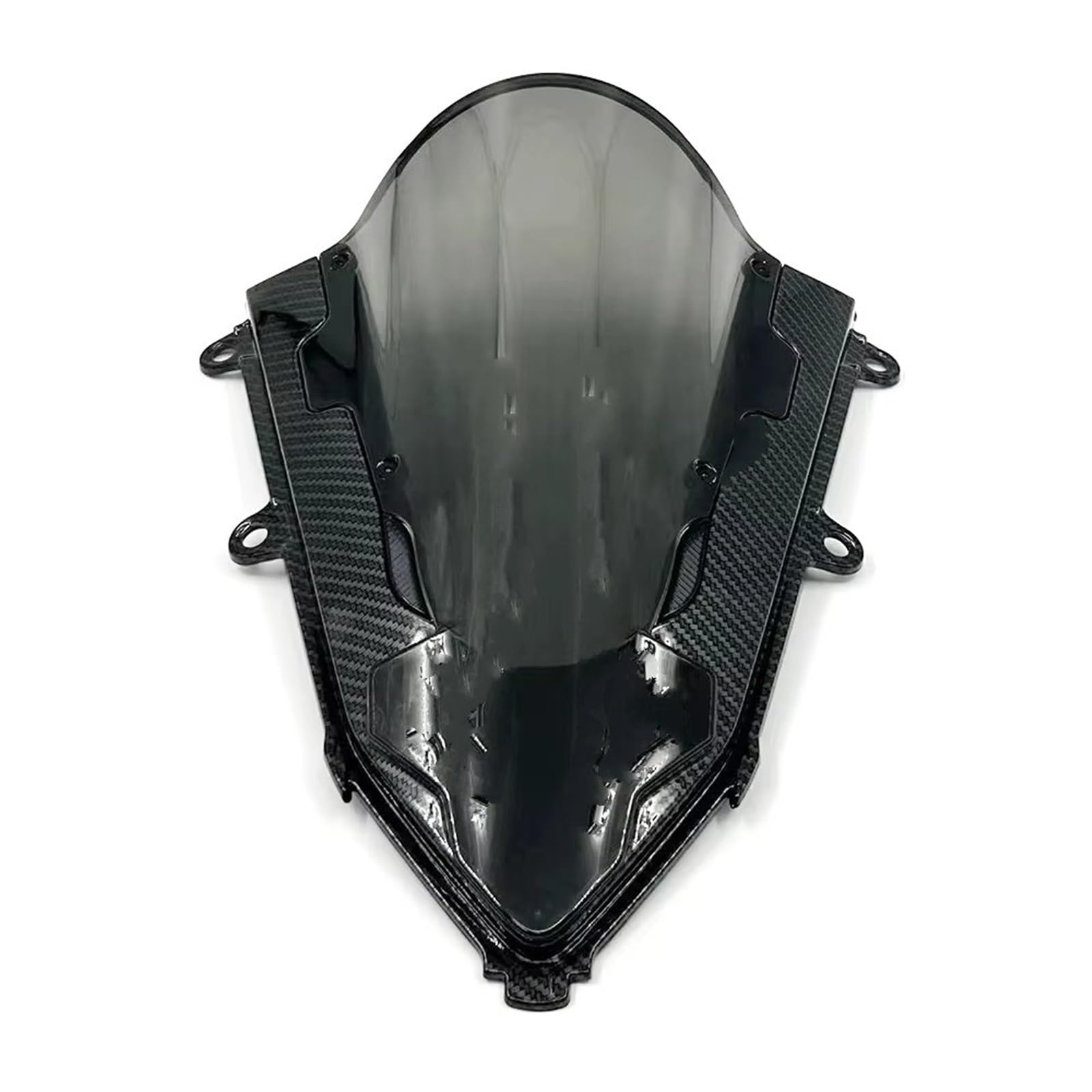 Motorrad Windschild Spoiler Für CBR650R 2019 2020 2021 2022 2023 2024 Motorrad Windschutzscheibenverkleidung Windschutzscheiben -Deflektor -Windschutzscheibe -Scheibenschutzschutz(Carbon grey) von SBBLINWU