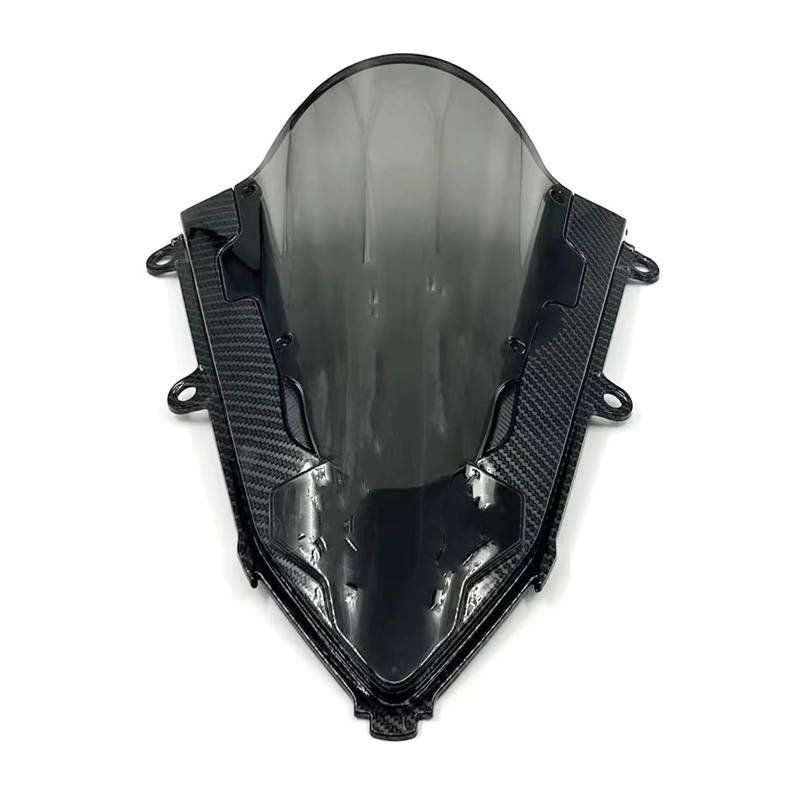 Motorrad Windschild Spoiler Für CBR650R 2019 2020 2021 2022 2023 2024 Motorrad Windschutzscheibenverkleidung Windschutzscheiben -Deflektor -Windschutzscheibe -Scheibenschutzschutz(Carbon grey) von SBBLINWU