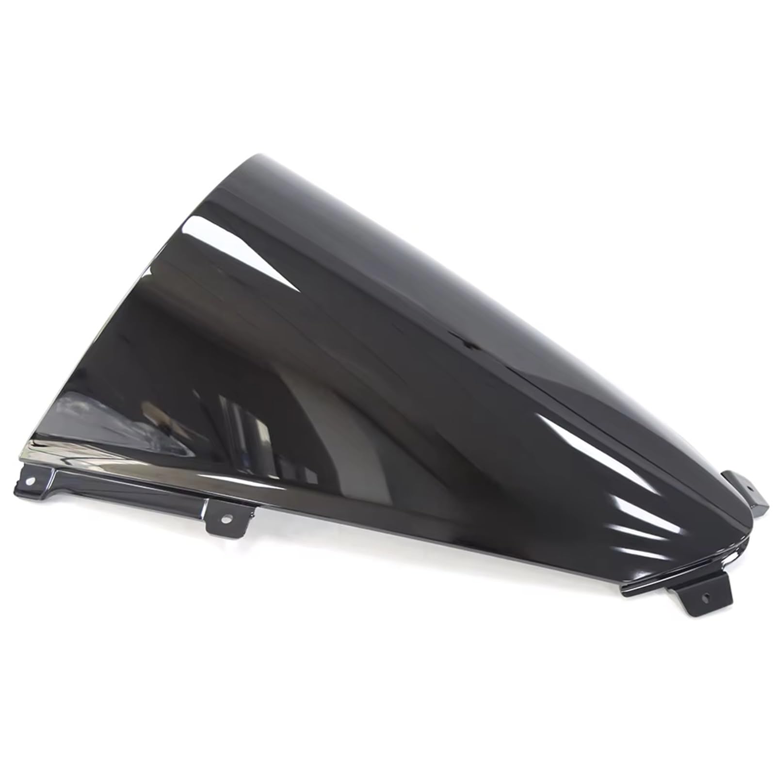 Motorrad Windschild Spoiler Kompatibel Mit Ducati Für Panigale Für V4 Für V4S 2018 2019 Windschutzscheibe Racing Motorrad Windschutzscheibe Windschutzscheibe Windabweiser Double Bubble(Black) von SBBLINWU