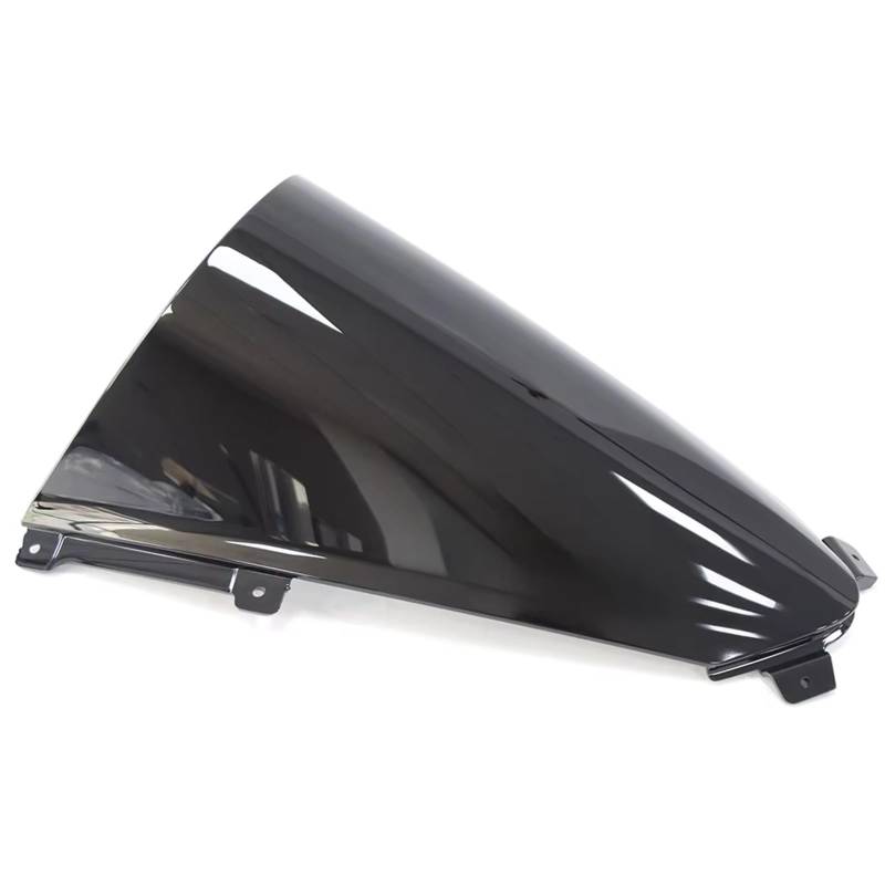 Motorrad Windschild Spoiler Kompatibel Mit Ducati Für Panigale Für V4 Für V4S 2018 2019 Windschutzscheibe Racing Motorrad Windschutzscheibe Windschutzscheibe Windabweiser Double Bubble(Black) von SBBLINWU