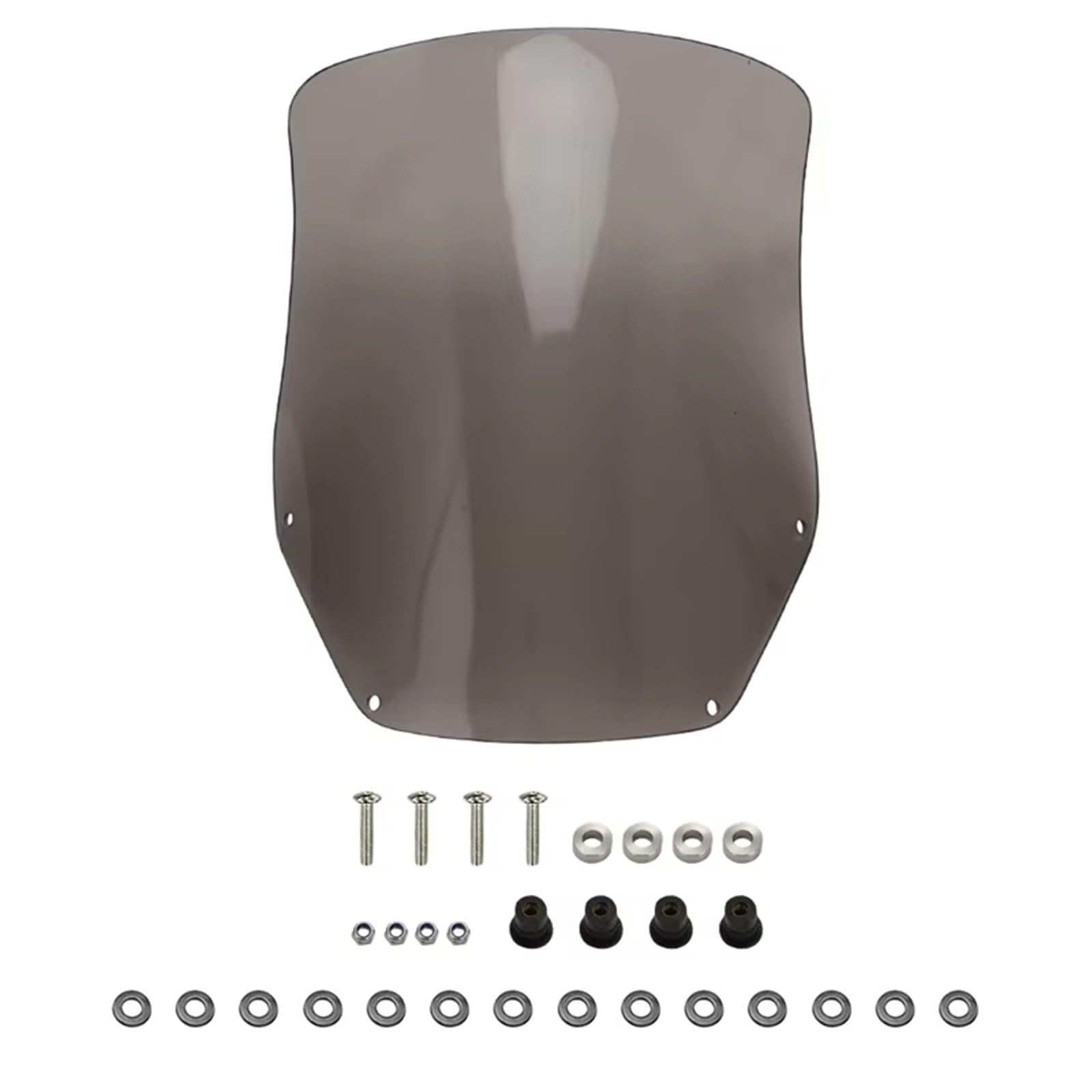 Motorrad Windschild Spoiler Kompatibel Mit Suzuki Für DR650 2002–2023 Für DRZ400S 2000–2023 Motorrad-Windschutzscheiben-Windabweiser Windschutzscheibenschutzabdeckung Windfrontverkleidung(Smoke) von SBBLINWU