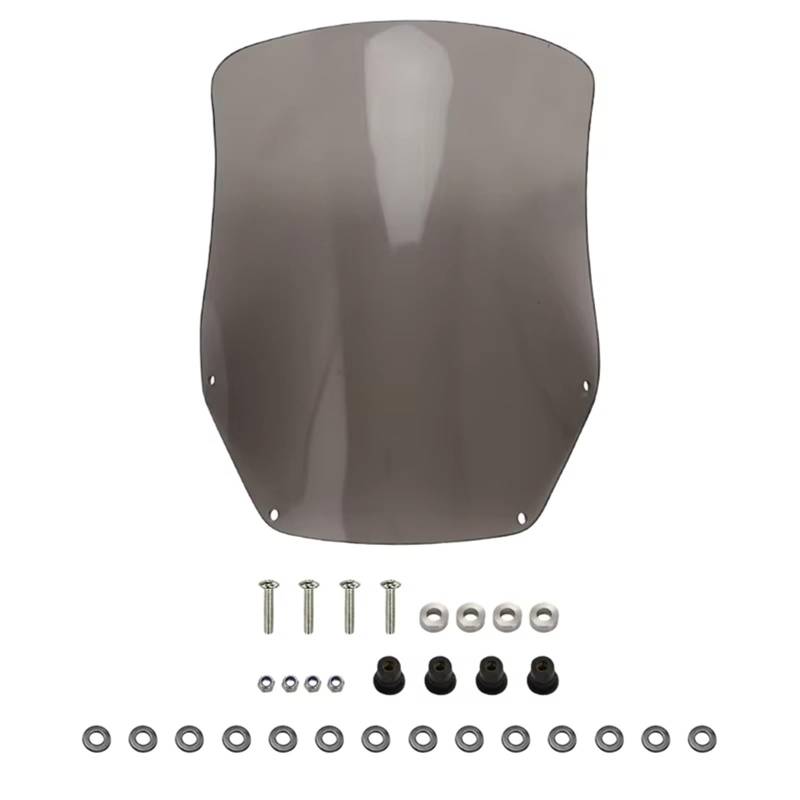Motorrad Windschild Spoiler Kompatibel Mit Suzuki Für DR650 2002–2023 Für DRZ400S 2000–2023 Motorrad-Windschutzscheiben-Windabweiser Windschutzscheibenschutzabdeckung Windfrontverkleidung(Smoke) von SBBLINWU