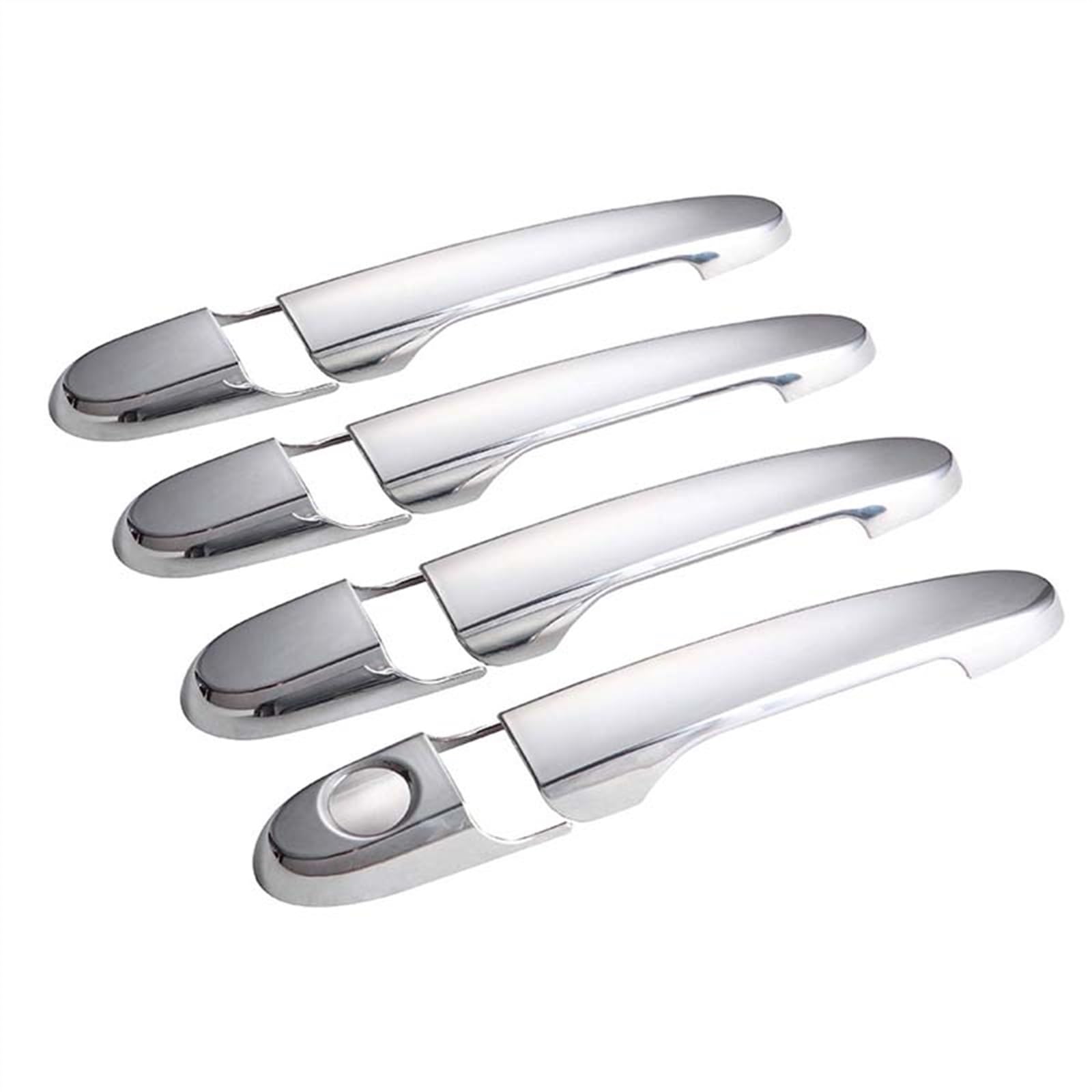 SBBLINWU Außen Türgriff Türöffner Kompatibel Mit Chrysler 300 300C 2007 2008 2009 2010 Auto-Außentürgriffschale Türgriff Dekorative Außenabdeckung Zubehör(Chrome) von SBBLINWU