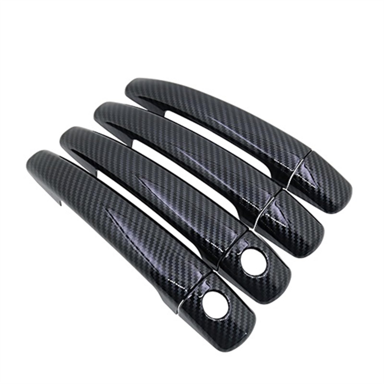 SBBLINWU Außen Türgriff Türöffner Kompatibel Mit Citroen Für Berlingo Für MK2 2009 2010 2011 2012 2013 2014 2015 2016 2017 2018 Auto-Außentürgriffabdeckung Dekorativ(4Handle 2 Keyhole) von SBBLINWU