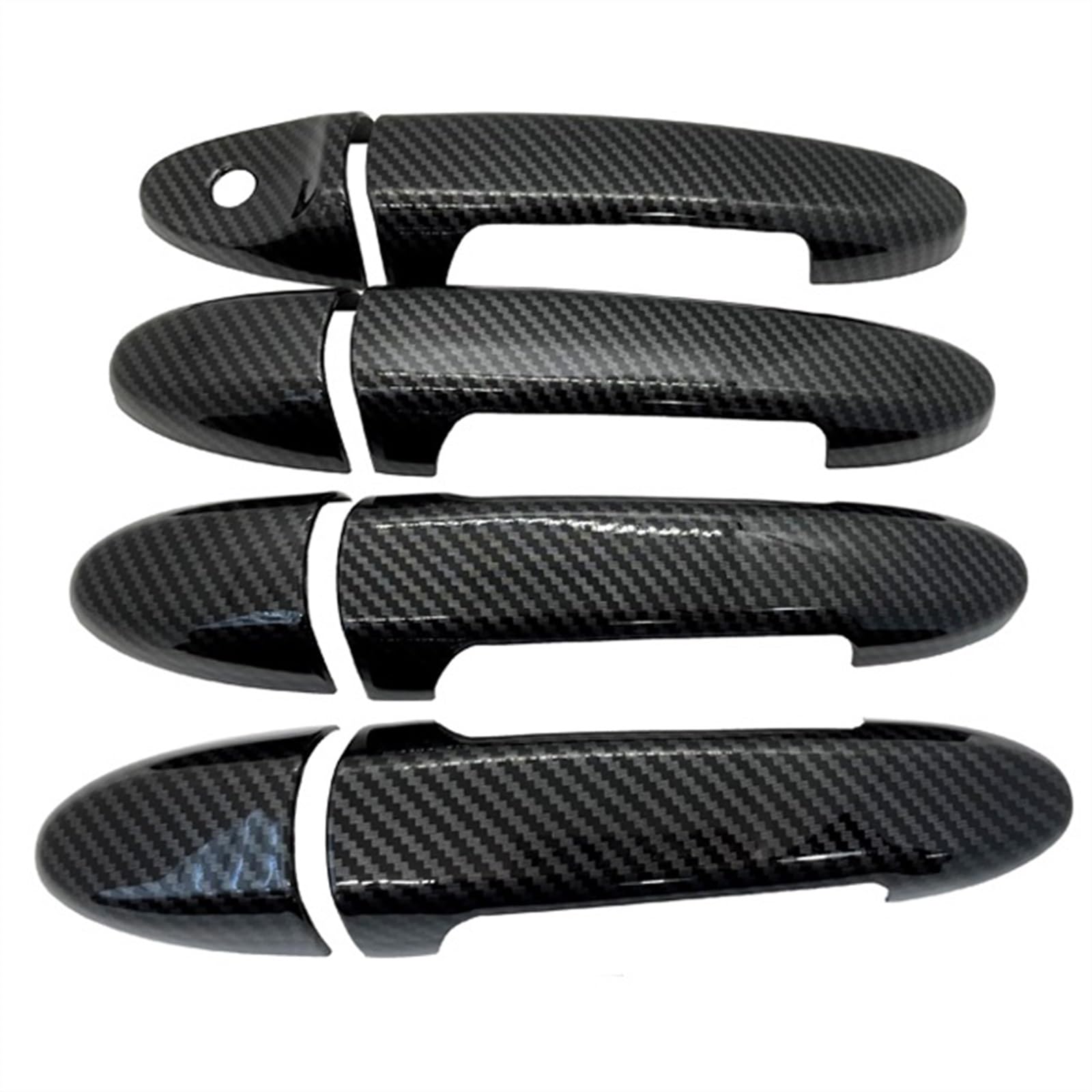 SBBLINWU Außen Türgriff Türöffner Kompatibel Mit Ford Für Escape Für Mercury Für Mariner 2008 2009 2010 2011 2012 Auto-Außentürgriffabdeckung Türgriff Dekorativ(Carbon Fiber) von SBBLINWU