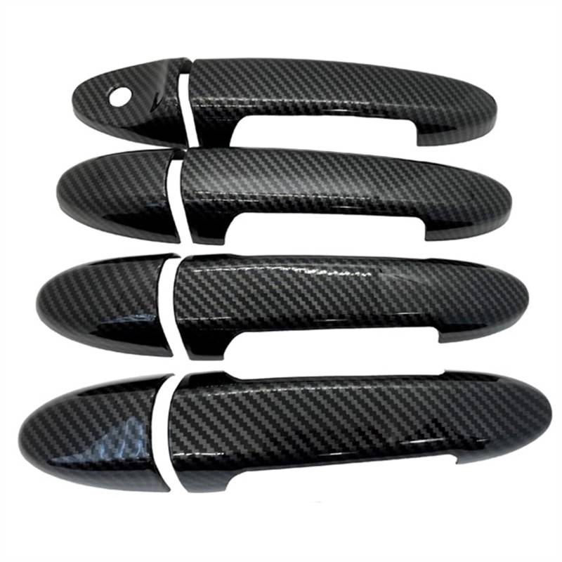 SBBLINWU Außen Türgriff Türöffner Kompatibel Mit Ford Für Escape Für Mercury Für Mariner 2008 2009 2010 2011 2012 Auto-Außentürgriffabdeckung Türgriff Dekorativ(Carbon Fiber) von SBBLINWU