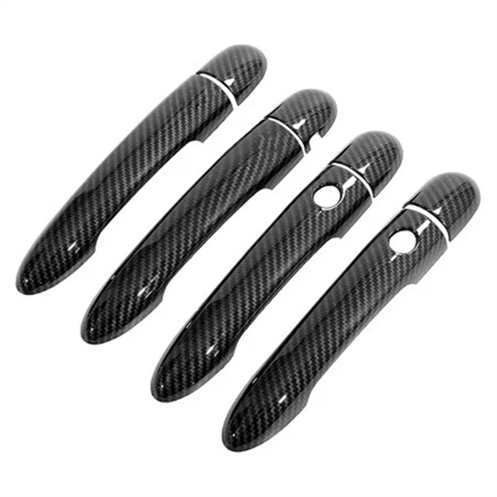 SBBLINWU Außen Türgriff Türöffner Kompatibel Mit Für Laguna III X91 2008 2009 2010 2011 2012 2013 2014 2015 Auto-Außentürgriffabdeckung Styling Außenteile(Black,2 Button 4 Door) von SBBLINWU