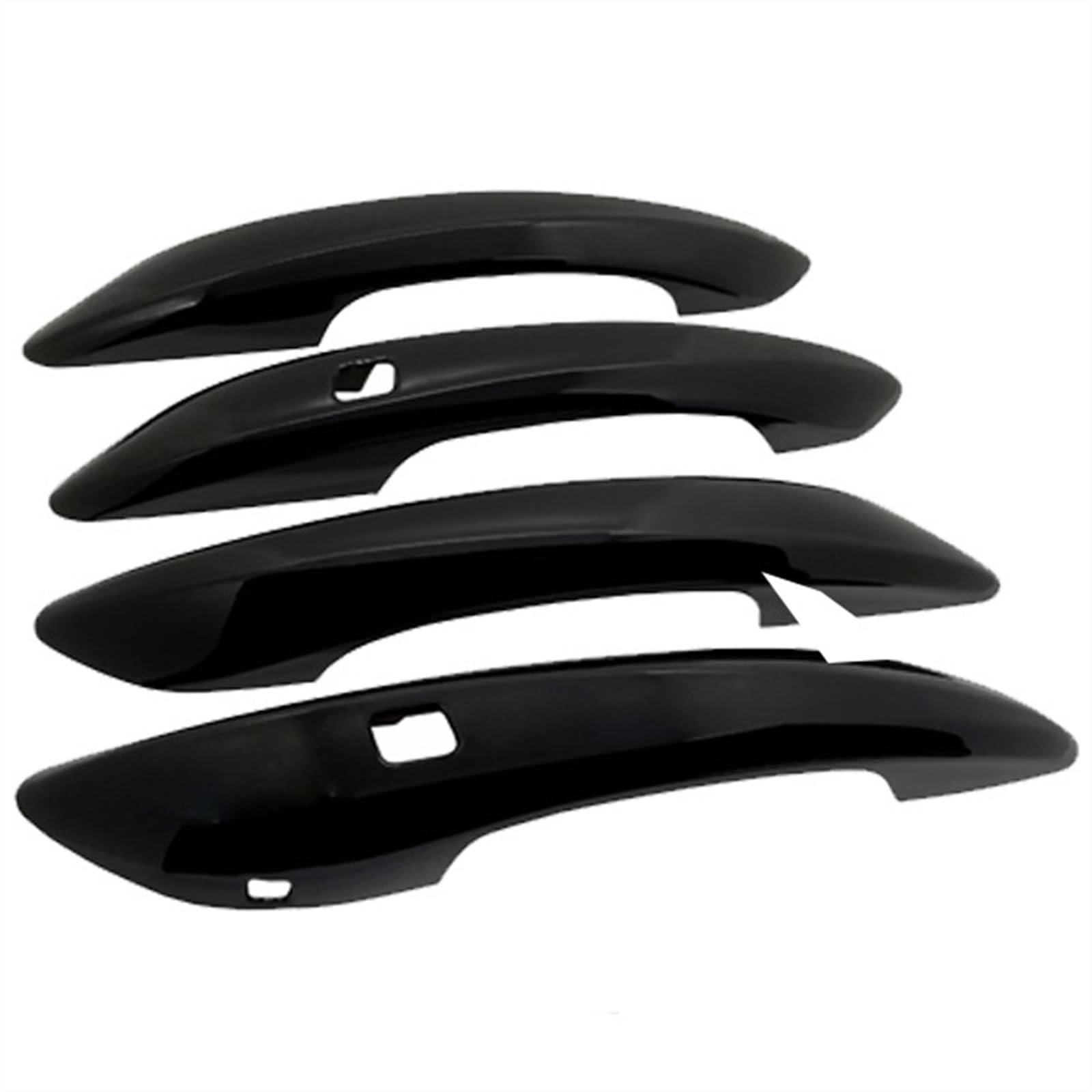 SBBLINWU Außen Türgriff Türöffner Kompatibel Mit Hyundai Für Elantra Für Avante CN7 2021 2022 2023 2024 Auto-Außentürgriffabdeckung Türgriff Dekoratives Zubehör(Metallic Blcak) von SBBLINWU