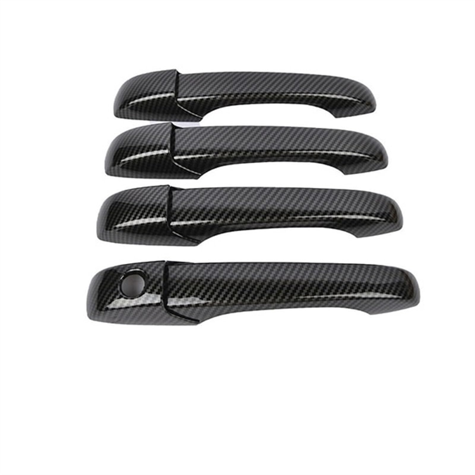 SBBLINWU Außen Türgriff Türöffner Kompatibel Mit Jeep Für Grand Für Cherokee WK2 WK 2013 2014 2015 2016 2017 2018 2019 2020 2021 2022 Autotürgriffabdeckungsaufkleber(4Handle 1 Kyehole) von SBBLINWU