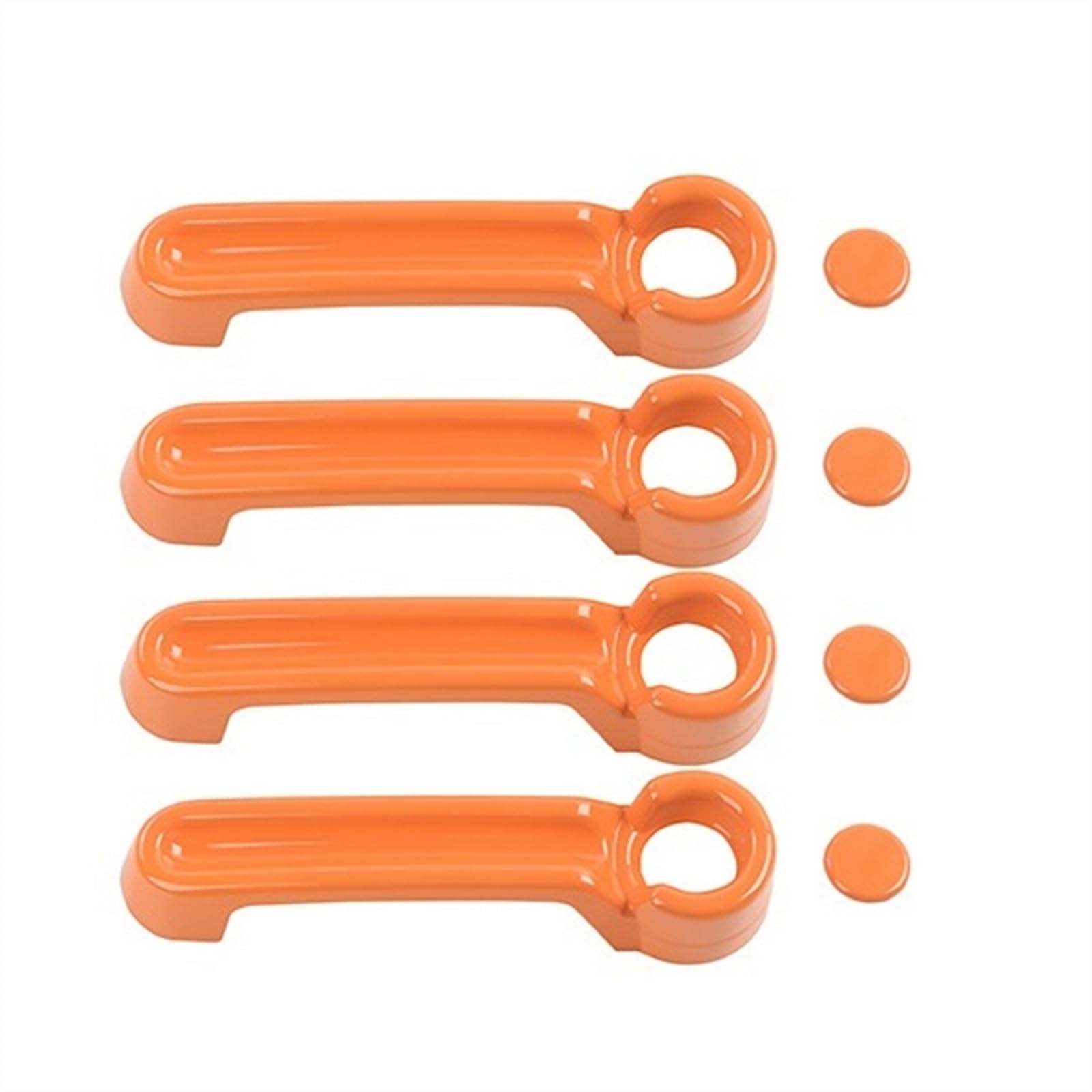 SBBLINWU Außen Türgriff Türöffner Kompatibel Mit Jeep Für Liberty 2007 2008 2009 2010 2011 2012 Auto-Außentürgriffabdeckung Styling Außenteile Zubehör Schutz(Orange) von SBBLINWU