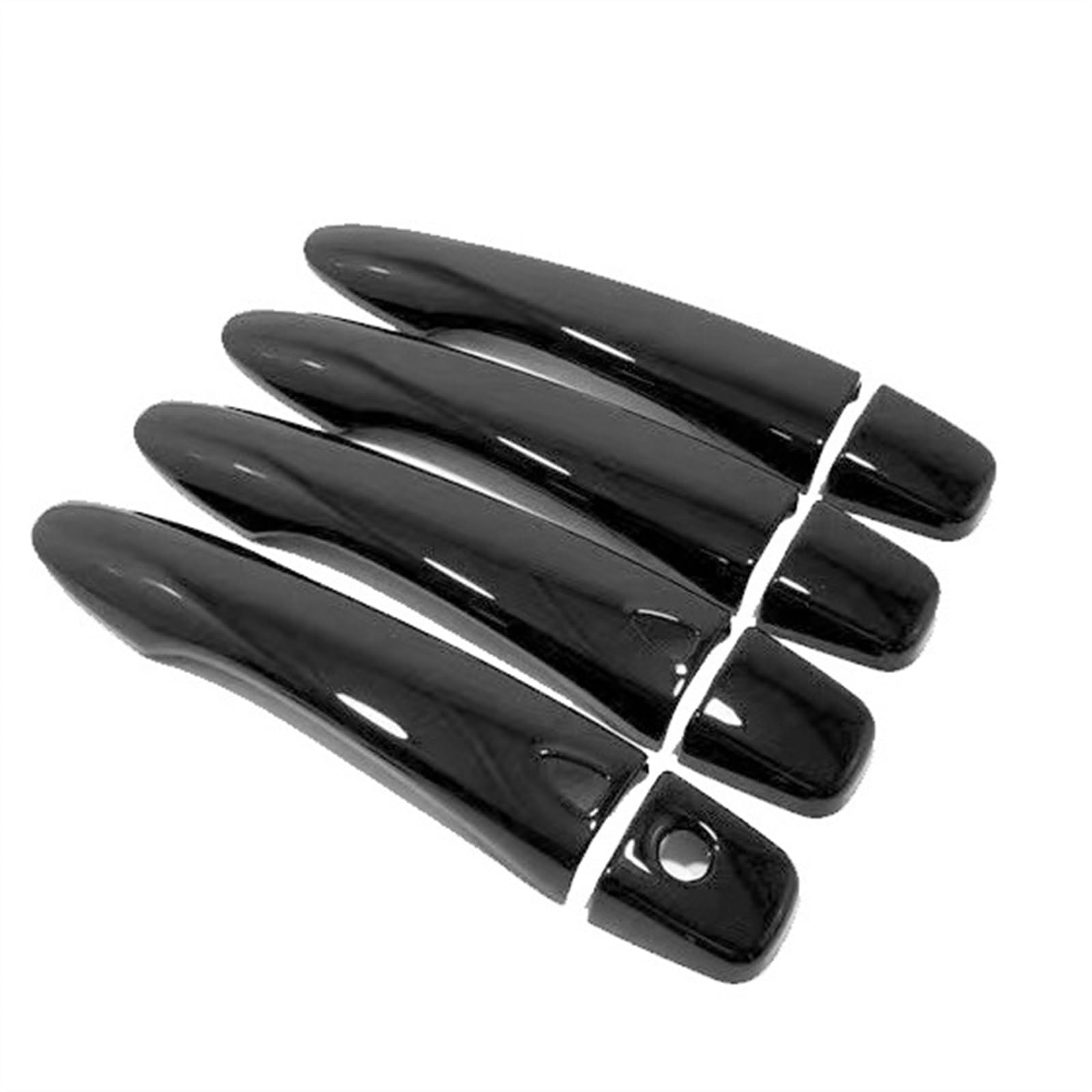 SBBLINWU Außen Türgriff Türöffner Kompatibel Mit Nissan Für Altima L32 D32 2007 2008 2009 2010 2011 2012 2013 Auto-Außentürgriffabdeckung Türgriff Dekorativ(Blcak) von SBBLINWU
