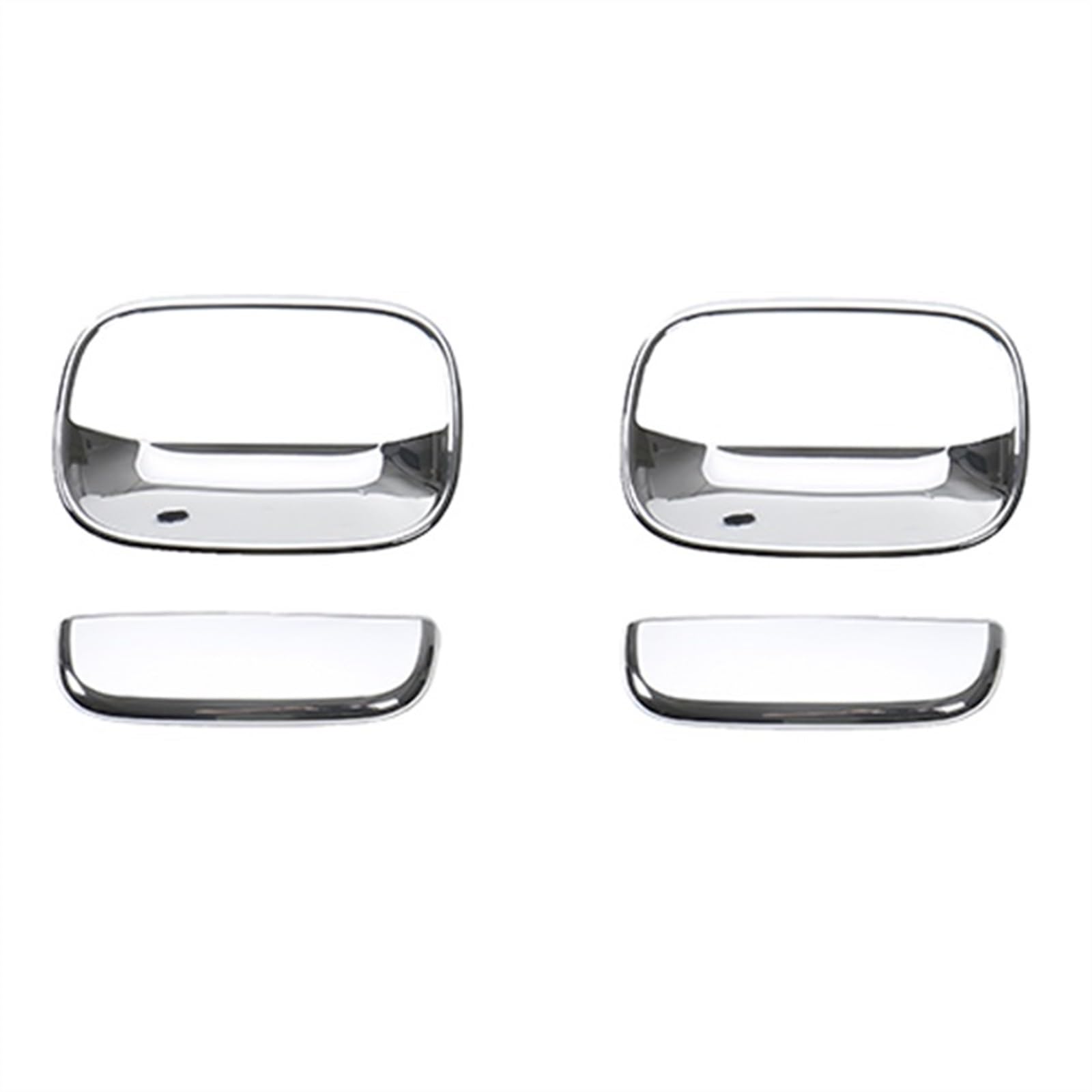 SBBLINWU Außen Türgriff Türöffner Kompatibel Mit Suzuki Für Jimny 2007 2008 2009 2010 2011 2012 2013 2014 2015 2016 2017 Auto-Außentürgriffabdeckung Schüssel Styling(Chrome) von SBBLINWU