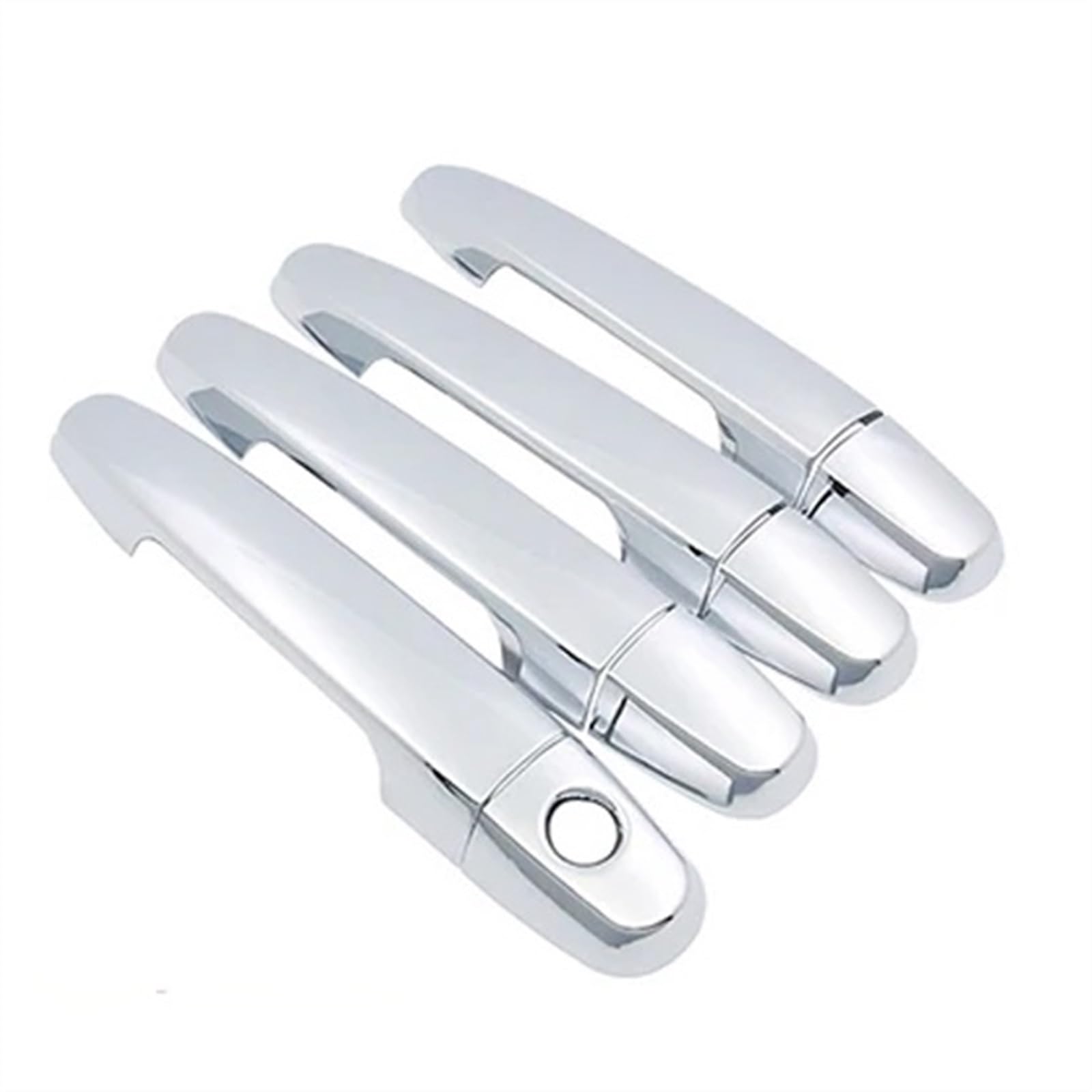 SBBLINWU Außen Türgriff Türöffner Kompatibel Mit Toyota Für Caldina T240 2002 2003 2004 2005 2006 2007 Auto-Außentürgriffabdeckung Styling Außenteile Zubehör(Chrome,4Handle 1 Keyhole) von SBBLINWU