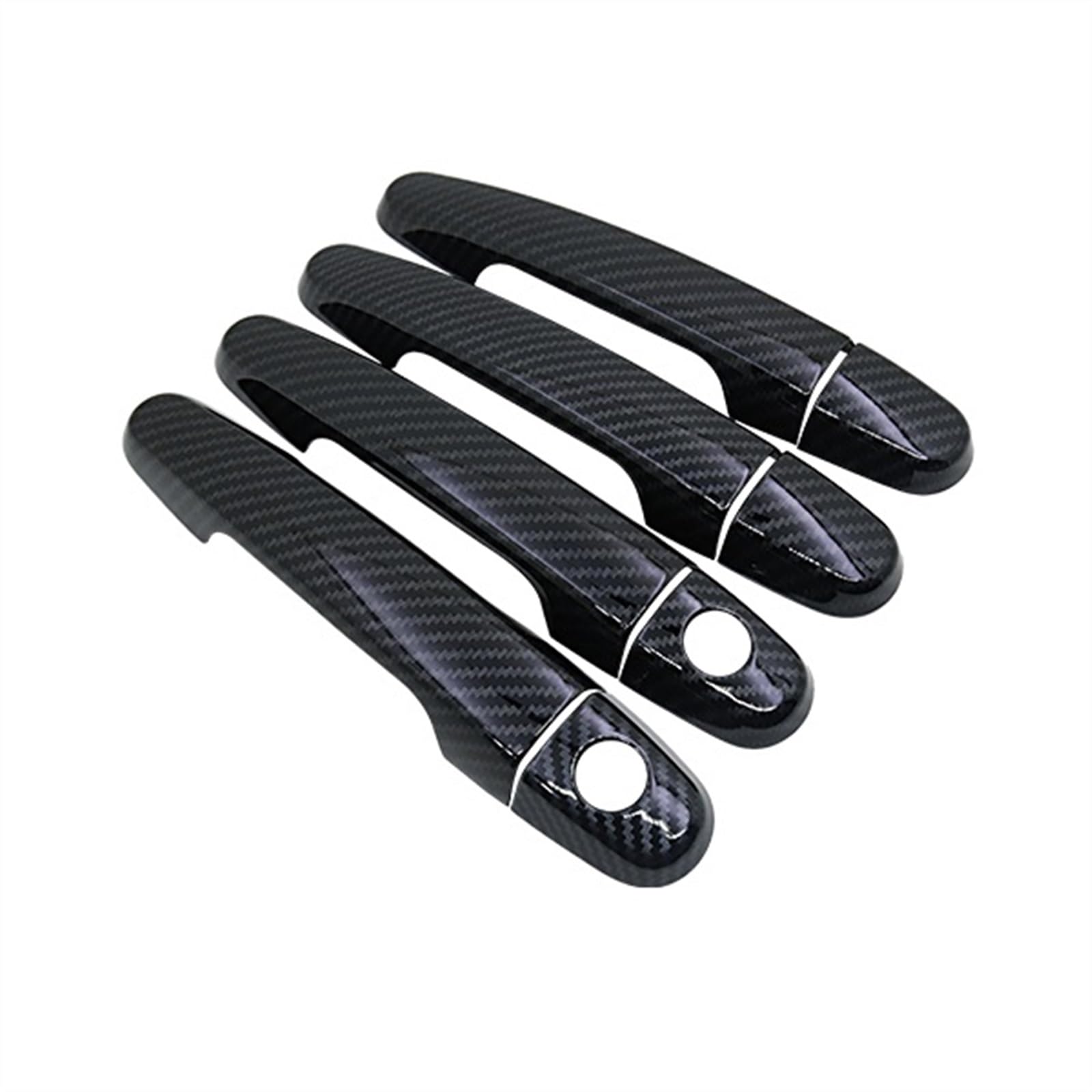 SBBLINWU Außen Türgriff Türöffner Kompatibel Mit Toyota Für Matrix E140 2009 2010 2011 2012 2013 2014 Auto-Außentürgriff Shell Türgriff Autozubehör Aufkleber(Handle 2 Keyhole) von SBBLINWU