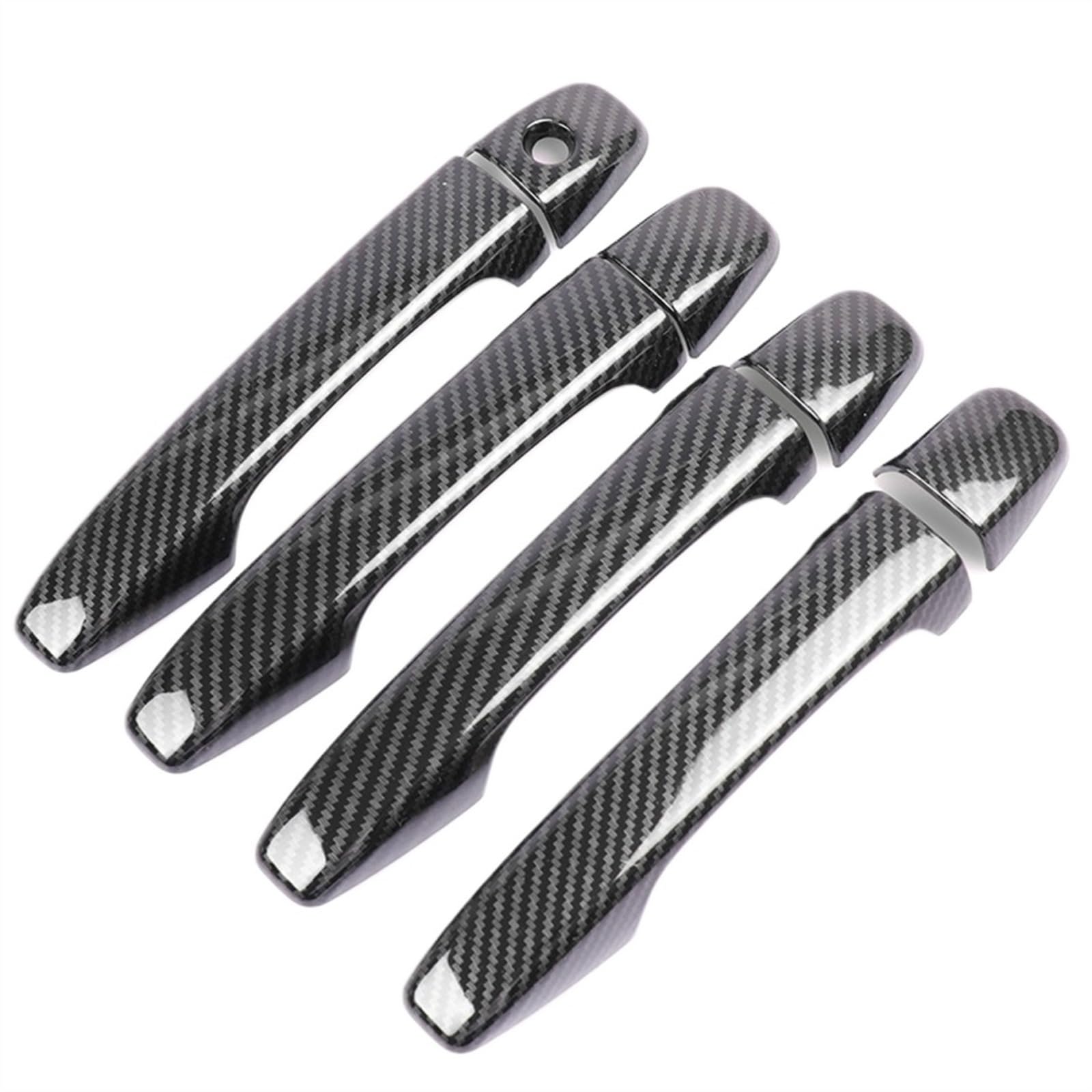 SBBLINWU Außen Türgriff Türöffner Kompatibel Mit Toyota Für Prius XW30 30 Zvw30 Zvw35 2010 2011 2012 2013 2014 2015 Auto-Außentürgriffabdeckung Styling-Zubehör(No keyless Entry) von SBBLINWU