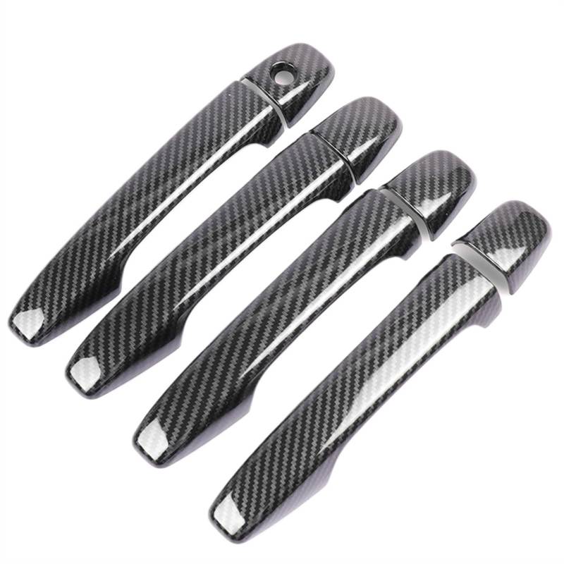 SBBLINWU Außen Türgriff Türöffner Kompatibel Mit Toyota Für Prius XW30 30 Zvw30 Zvw35 2010 2011 2012 2013 2014 2015 Auto-Außentürgriffabdeckung Styling-Zubehör(No keyless Entry) von SBBLINWU