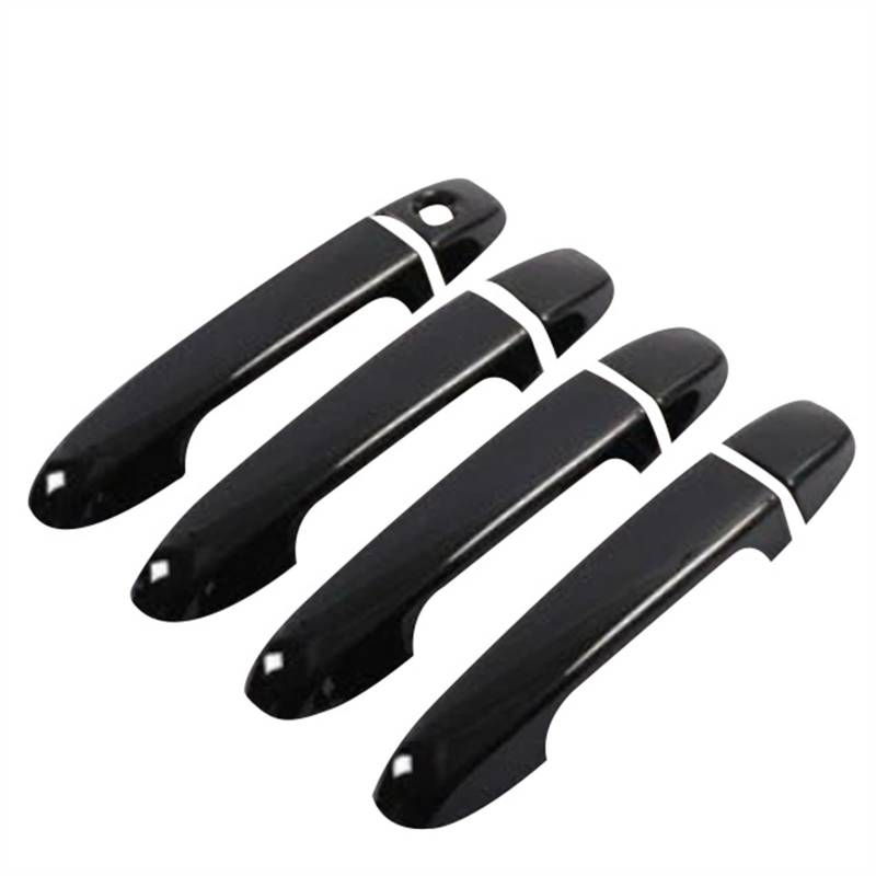 SBBLINWU Außen Türgriff Türöffner Kompatibel mit Aurion für Daihatsu für Altis 2012 2013 2014 2015 2016 2017 Auto äußere Türgriff Abdeckung Trim Aufkleber Autozubehör(1 Keyhole 4 Door Gloss) von SBBLINWU