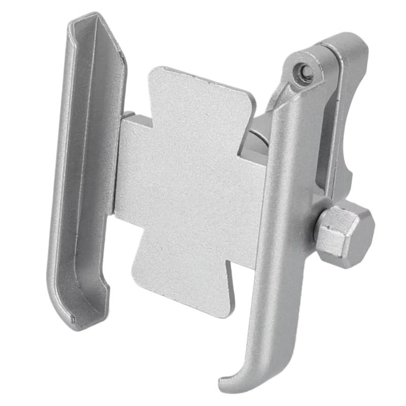 SBBLINWU Lenker Holder Für CB1 Für CB 400 F 1989-1991 Motorrad Spiegel Lenker Telefon Halter GPS Halterung Ständer Montieren Motorrad Zubehör Universal(Silver,Handlebar) von SBBLINWU