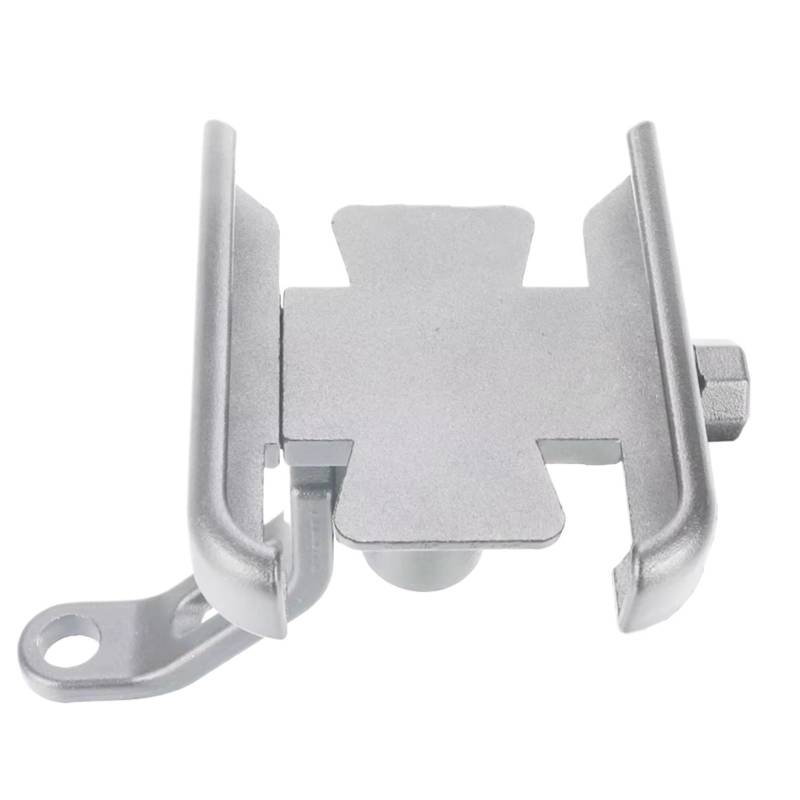 SBBLINWU Lenker Holder Für CB1 Für CB 400 F 1989-1991 Motorrad Spiegel Lenker Telefon Halter GPS Halterung Ständer Montieren Motorrad Zubehör Universal(Silver,Mirror Holde) von SBBLINWU