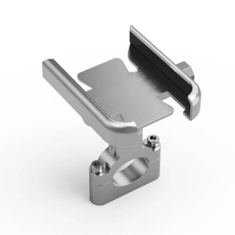 SBBLINWU Lenker Holder Für CB500F Für CB 500F Für CB500 F Motorrad Lenker Handy Halter GPS Stand Halterung Zubehör Navigation Halterung Universal(Silver,Handlebar) von SBBLINWU