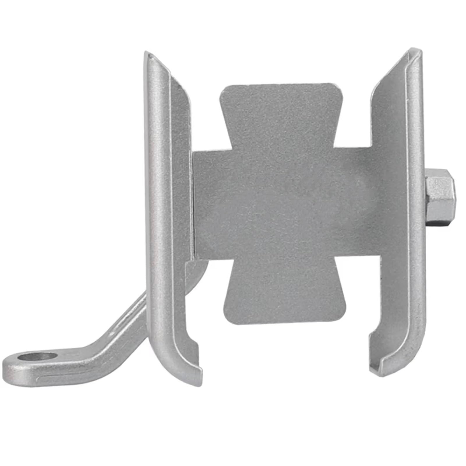 SBBLINWU Lenker Holder Für ZXR400 Für ZXR 400 Für ZXR-400 AllyeaRs 2024 Motorrad Handy GPS Lenker Halterung Unterstützung Berg CNC Universal(Silver,Mirror Holder) von SBBLINWU