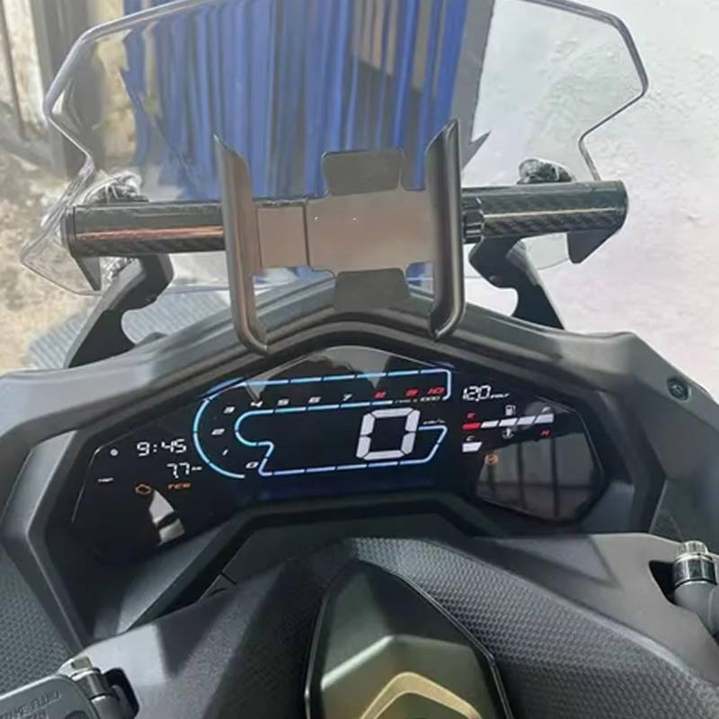 SBBLINWU Lenker Holder Kompatibel Mit Yamaha Für XSR700 ABS Für XSR 700 ABS 2016-2025 2024 2023 Motorrad Handy GPS Navigation Lenker Halterung(Black,Handlebar) von SBBLINWU