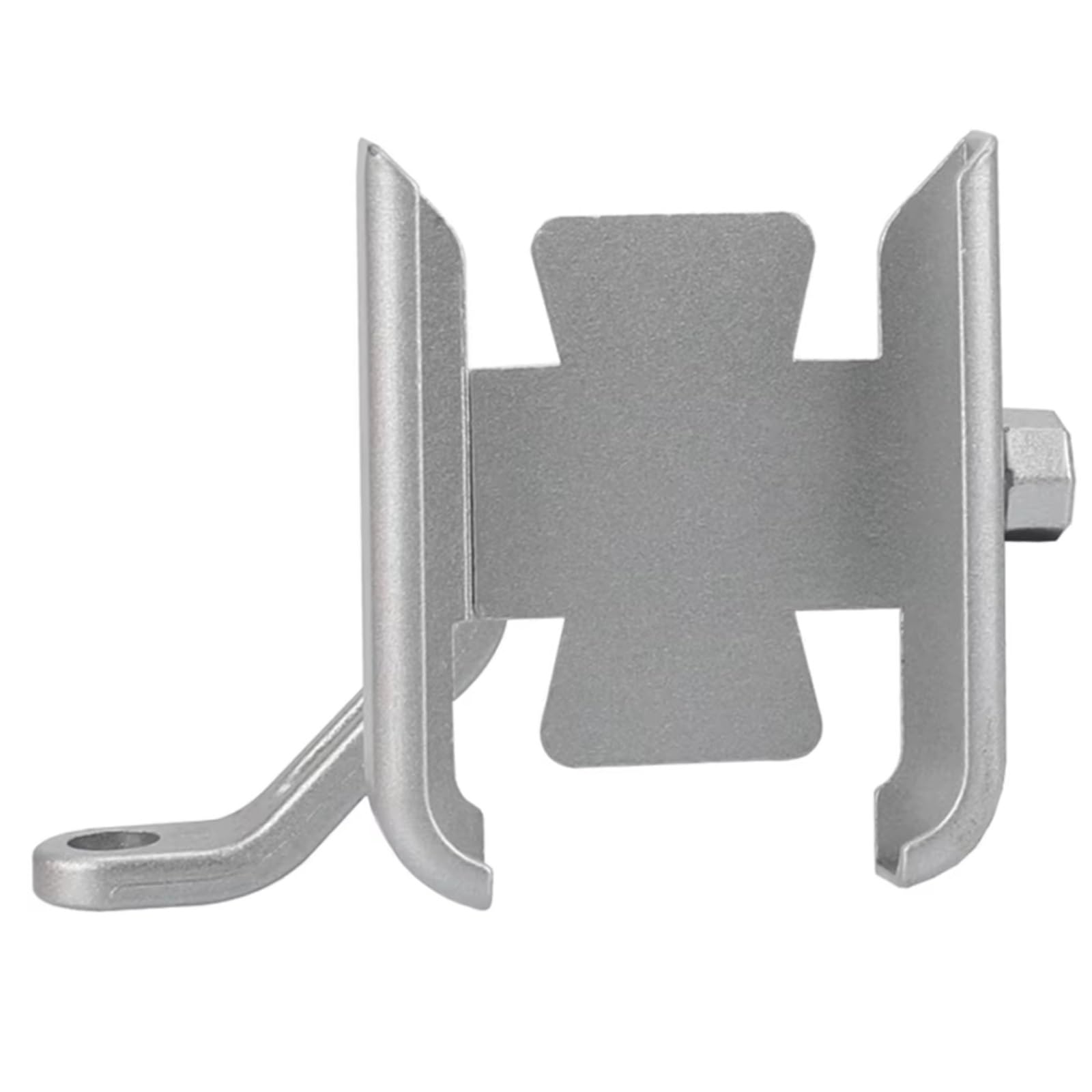 SBBLINWU Lenker Holder Kompatibel Mit Yamaha Für YZFR25 2015–2025 Für YZF R25 2024 2023 2022 Motorrad Handy GPS Navigation Lenkerhalterung(Silver,Mirror Holder) von SBBLINWU