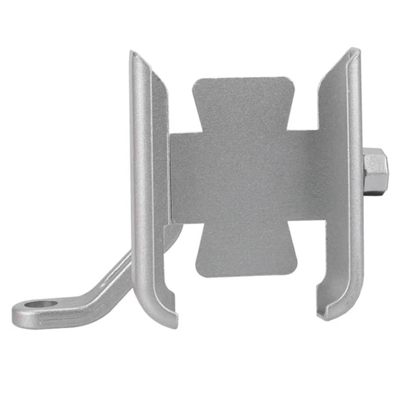 SBBLINWU Lenker Holder Kompatibel Mit Yamaha Für YZFR25 2015–2025 Für YZF R25 2024 2023 2022 Motorrad Handy GPS Navigation Lenkerhalterung(Silver,Mirror Holder) von SBBLINWU