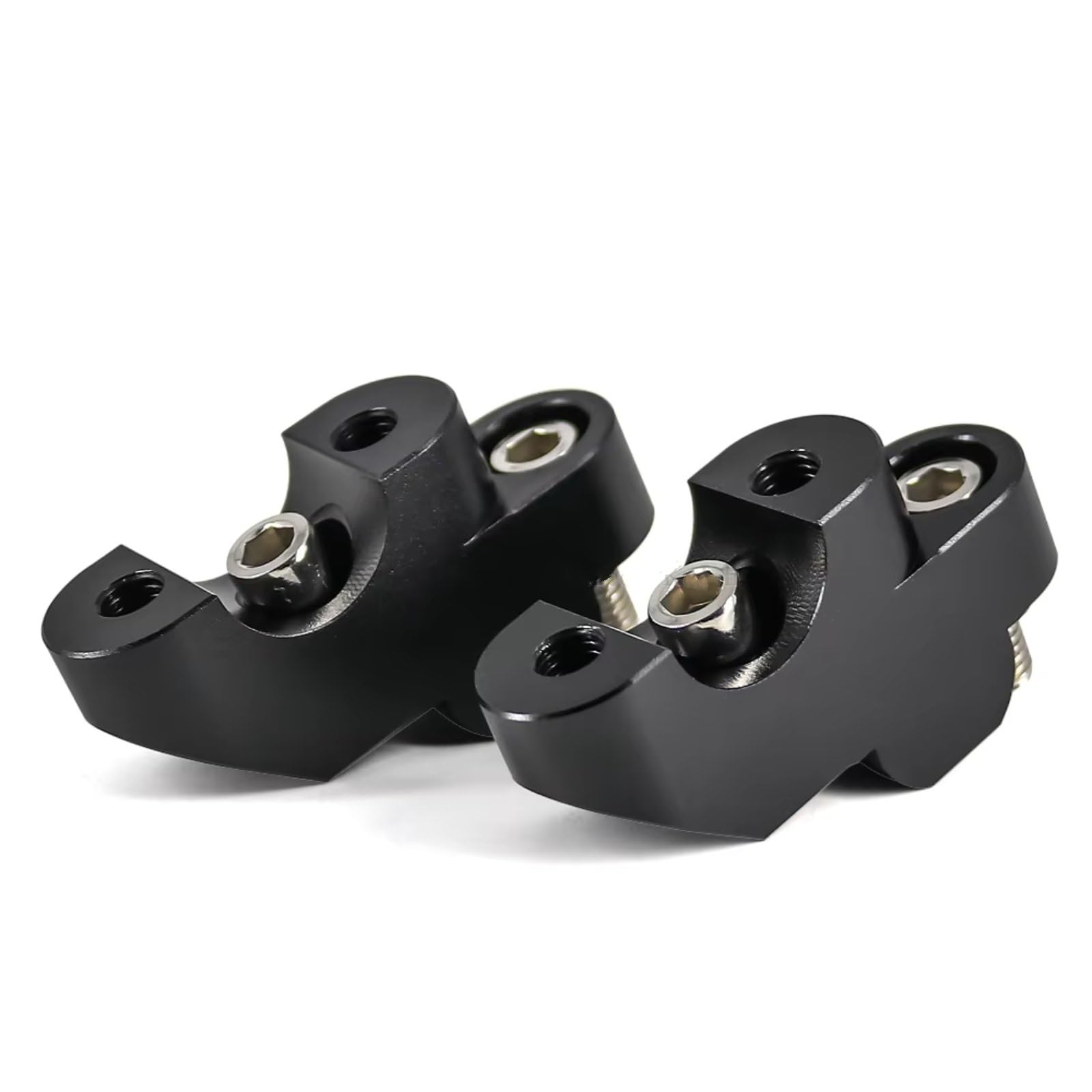 SBBLINWU Motorrad Lenkererhöhungs Für NC700X Für NC750X Für NC700S Motorrad Riser Lenker Klemme Bar Montieren Lenkrad Steigleitungen Bewegen Lift Clip Adapter Zubehör(Black) von SBBLINWU