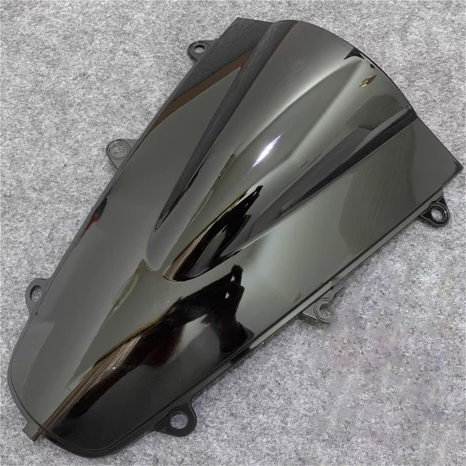 SBBLINWU Motorrad Windschild Spoiler Für CBR1000RR 2017 2018 2019 2020 2021 Windschutzscheibe Double Bubble Windschutz Bildschirm Windabweiser Front Verkleidung(Black) von SBBLINWU