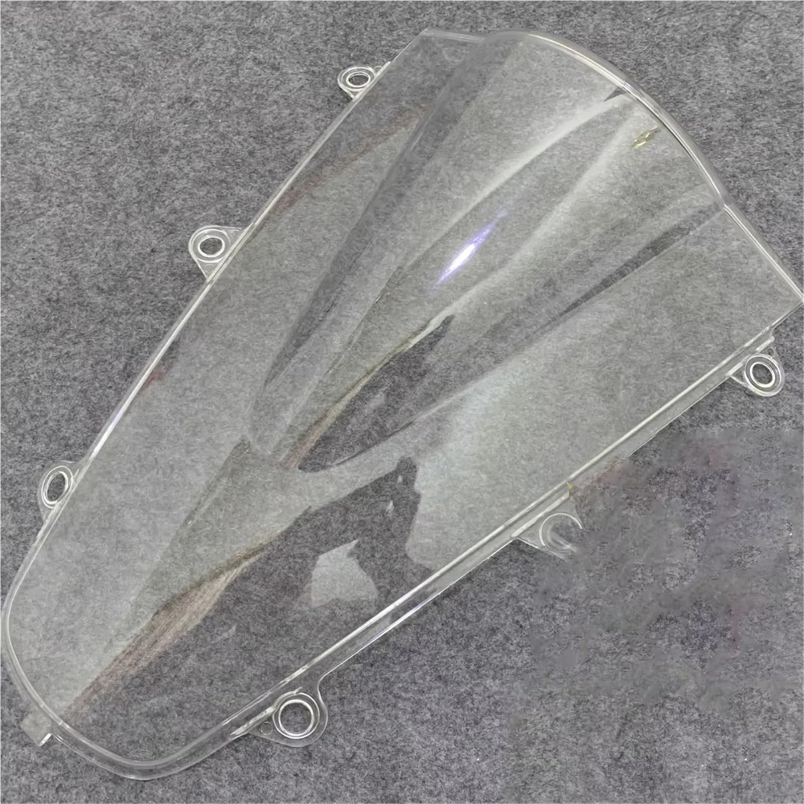 SBBLINWU Motorrad Windschild Spoiler Für CBR1000RR 2017 2018 2019 2020 2021 Windschutzscheibe Double Bubble Windschutz Bildschirm Windabweiser Front Verkleidung(Transparent) von SBBLINWU