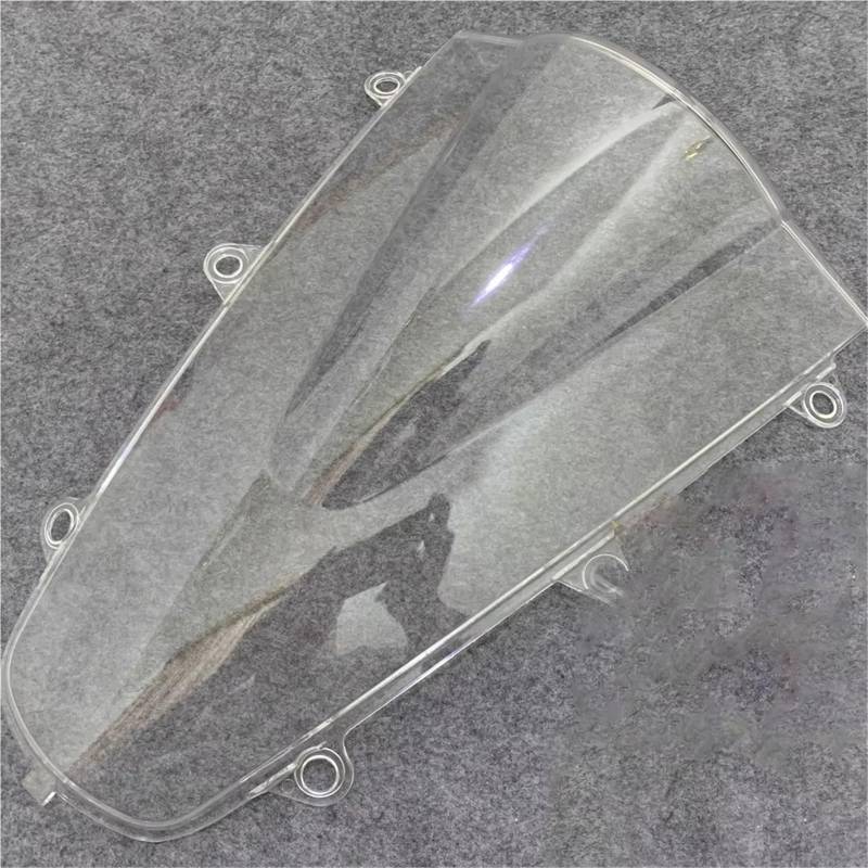 SBBLINWU Motorrad Windschild Spoiler Für CBR1000RR 2017 2018 2019 2020 2021 Windschutzscheibe Double Bubble Windschutz Bildschirm Windabweiser Front Verkleidung(Transparent) von SBBLINWU