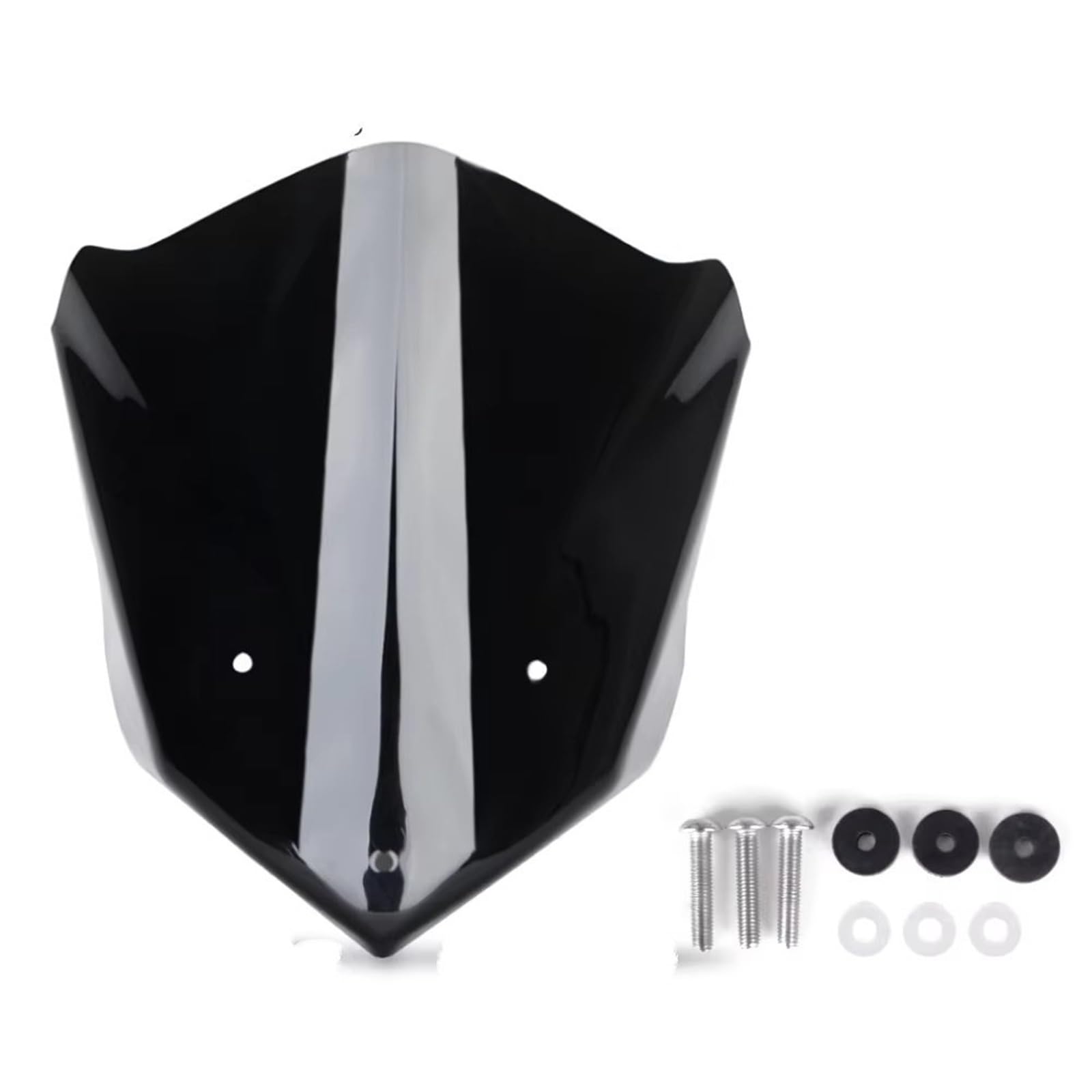 SBBLINWU Motorrad Windschild Spoiler Für F800R 2015 2016 2017 2018 2019 2020 Windschutzscheibe Windschutz Motorrad Windabweiser Bildschirm Gugel(Black) von SBBLINWU