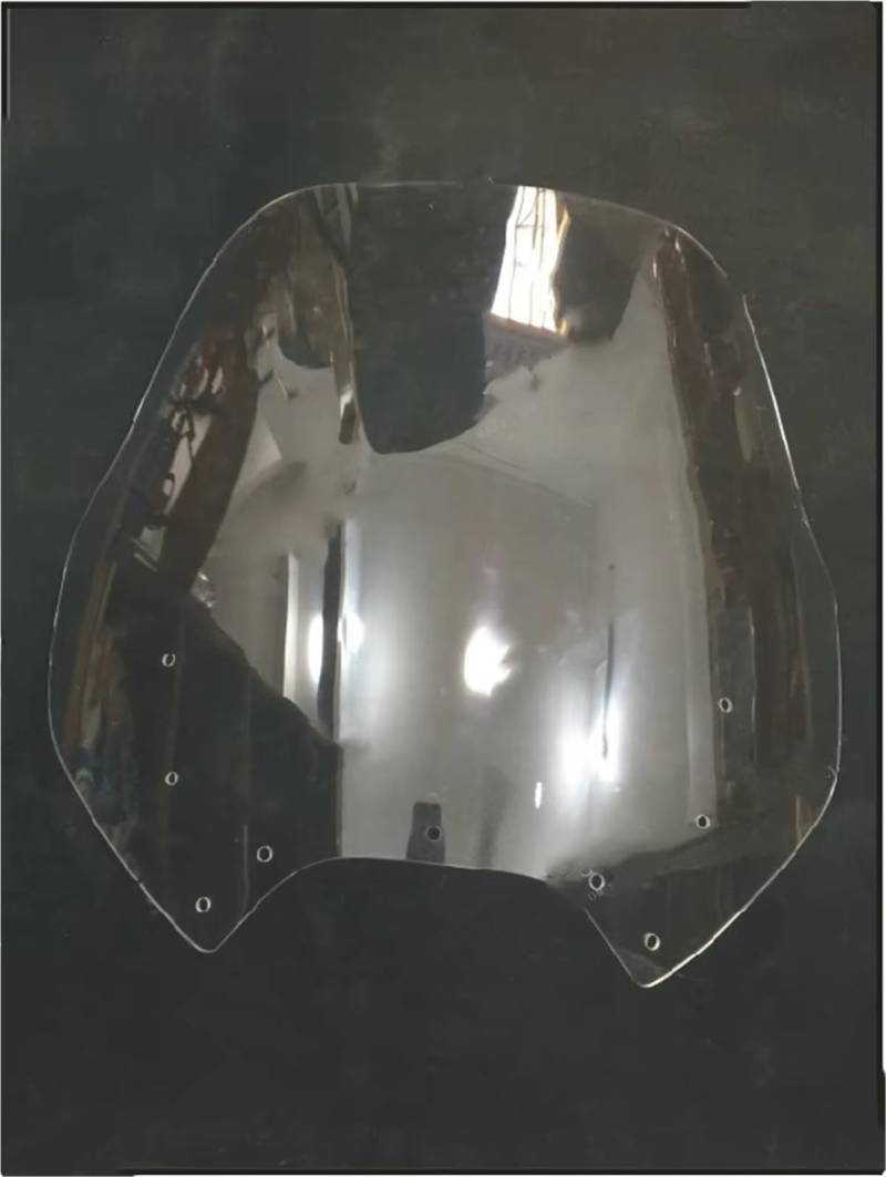 SBBLINWU Motorrad Windschild Spoiler Für FJR1300 2001 2002 2003 2004 2005 Windschutz Windschutz Verkleidung Motorrad Windabweiser Luftstrom Viser Deflektoren Schallwand(Clear) von SBBLINWU