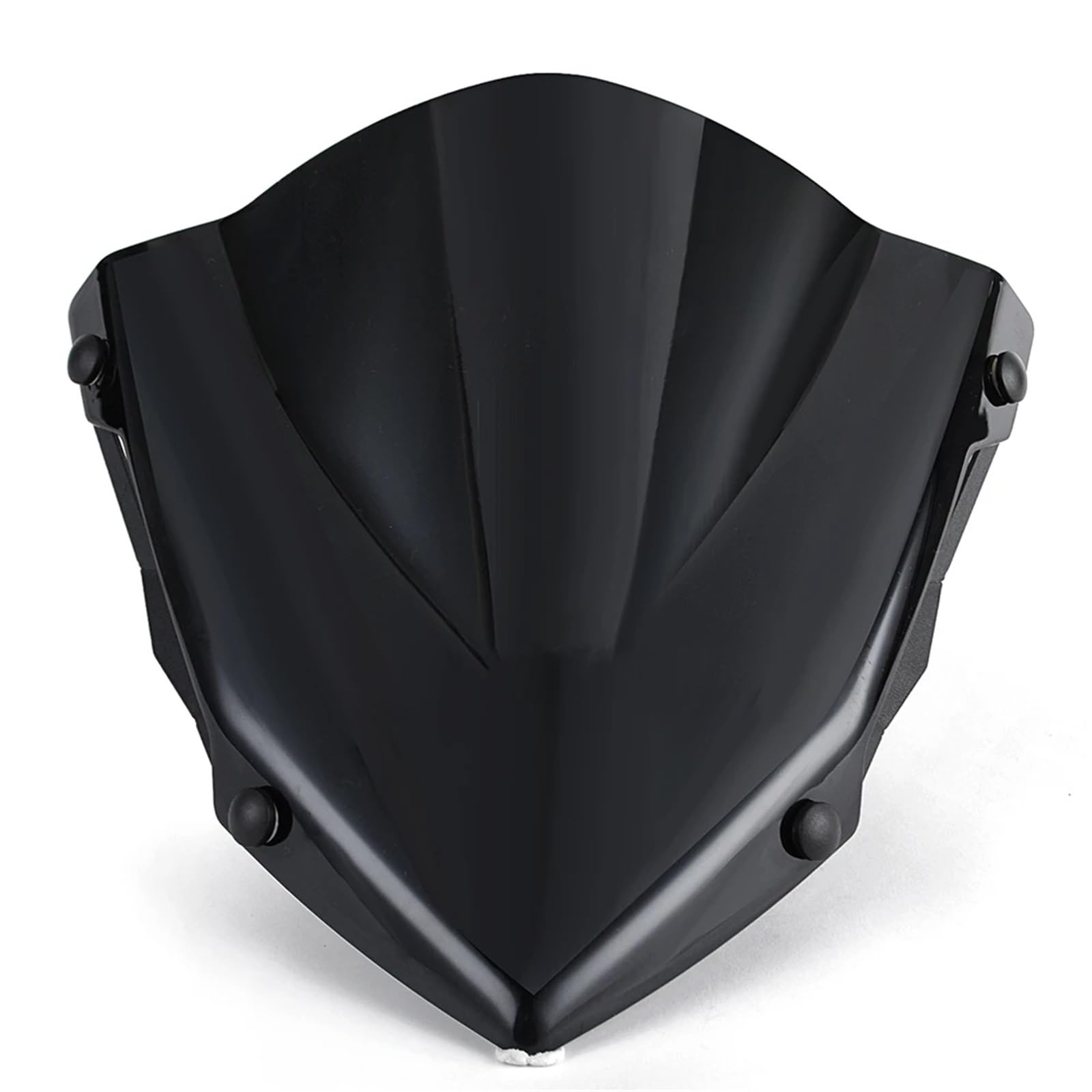 SBBLINWU Motorrad Windschild Spoiler Für MT03 Für MT25 2020 2021 2022 2023 Motorrad Frontscheibe Windschutz Windabweiser Halterung Vorne Verkleidung Bildschirm Gugel(Black) von SBBLINWU