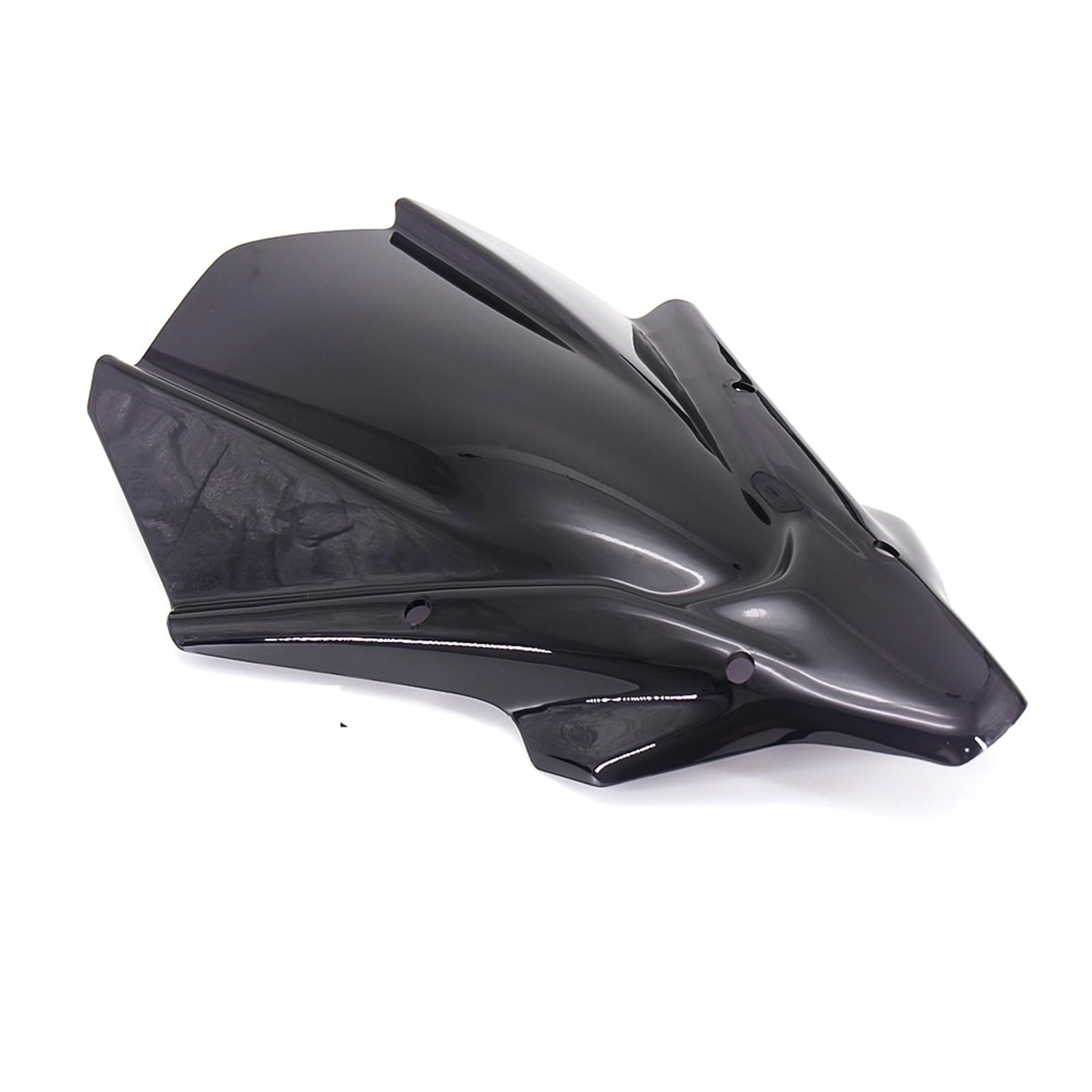 SBBLINWU Motorrad Windschild Spoiler Für MT07 2021 Motorrad Windschutz Windschutz Verkleidung Deflektor Abdeckung Windabweiser Visier Front Verkleidung Bildschirm Gugel Zubehör(Smoke Black) von SBBLINWU