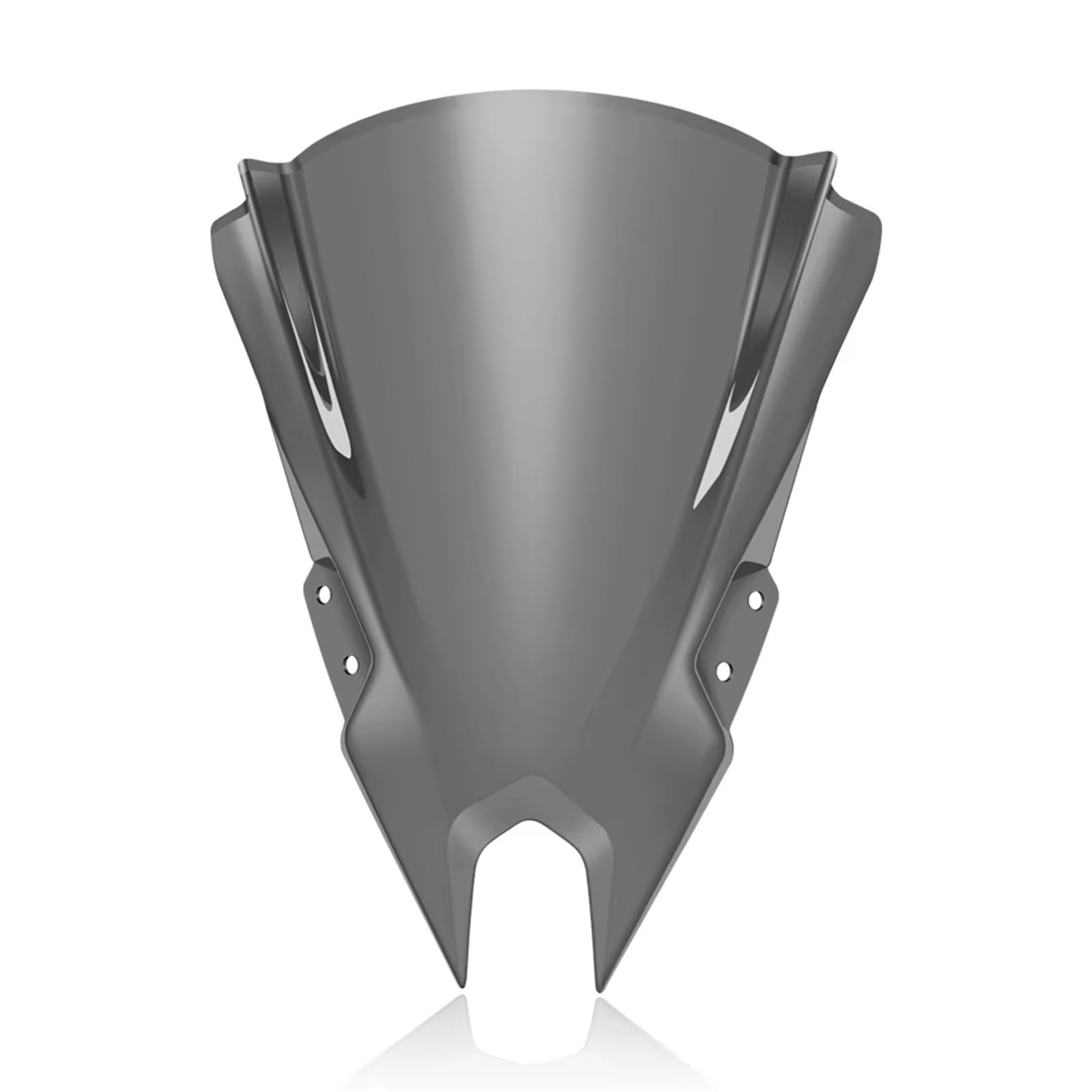 SBBLINWU Motorrad Windschild Spoiler Für NINJA500 SE 2024 Motorrad Zubehör Frontscheibe Double Bubble Windschutz Verkleidung Deflektor Teile Schallwand(Gray) von SBBLINWU