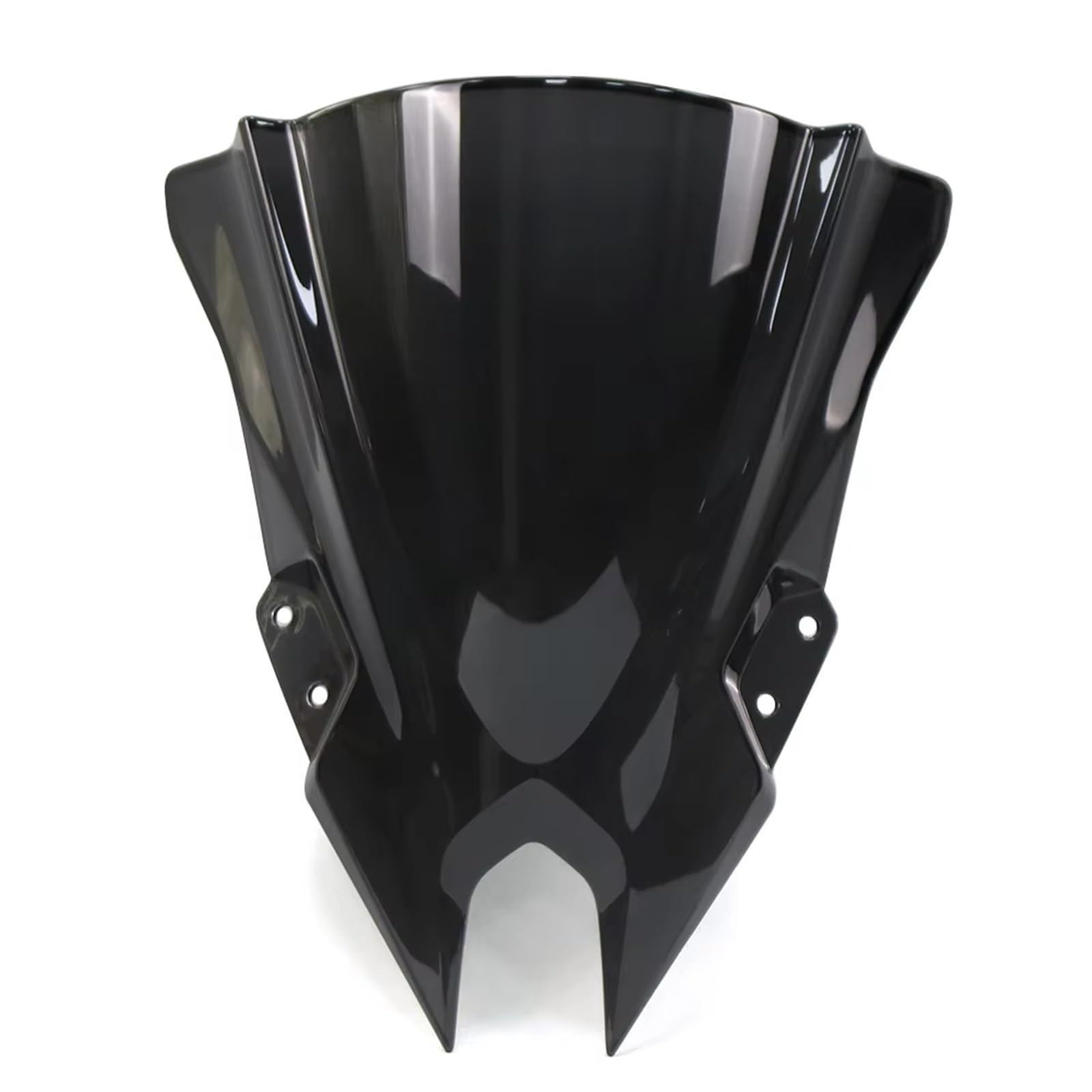 SBBLINWU Motorrad Windschild Spoiler Für Ninja 500 Für SE 2024 Doppelblasen Windschutzscheiben -Motorrad -Zubehörverkleidung Abweiser Vorne Abkleidungsbildschirm -Motorzubehör(Black) von SBBLINWU