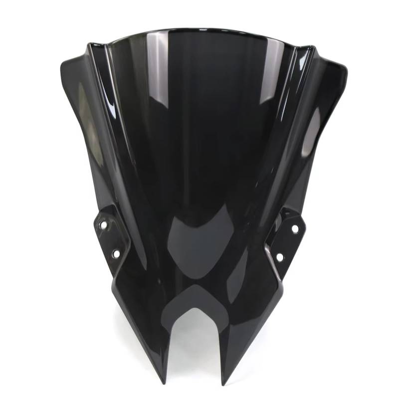 SBBLINWU Motorrad Windschild Spoiler Für Ninja 500 Für SE 2024 Doppelblasen Windschutzscheiben -Motorrad -Zubehörverkleidung Abweiser Vorne Abkleidungsbildschirm -Motorzubehör(Black) von SBBLINWU