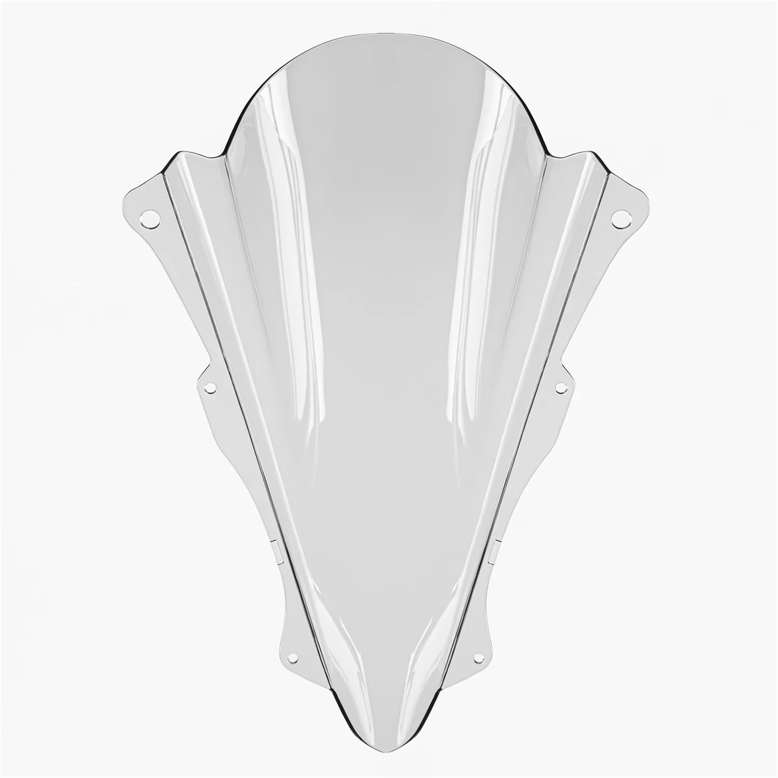 SBBLINWU Motorrad Windschild Spoiler Für Ninja Für ZX4RR 2023 2024 Motorrad Windschutzscheibe Windschutz Windabweiser Zubehör Front Verkleidung(Clear) von SBBLINWU