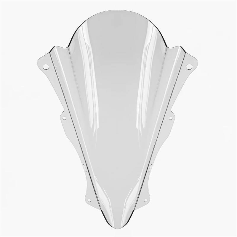 SBBLINWU Motorrad Windschild Spoiler Für Ninja Für ZX4RR 2023 2024 Motorrad Windschutzscheibe Windschutz Windabweiser Zubehör Front Verkleidung(Clear) von SBBLINWU
