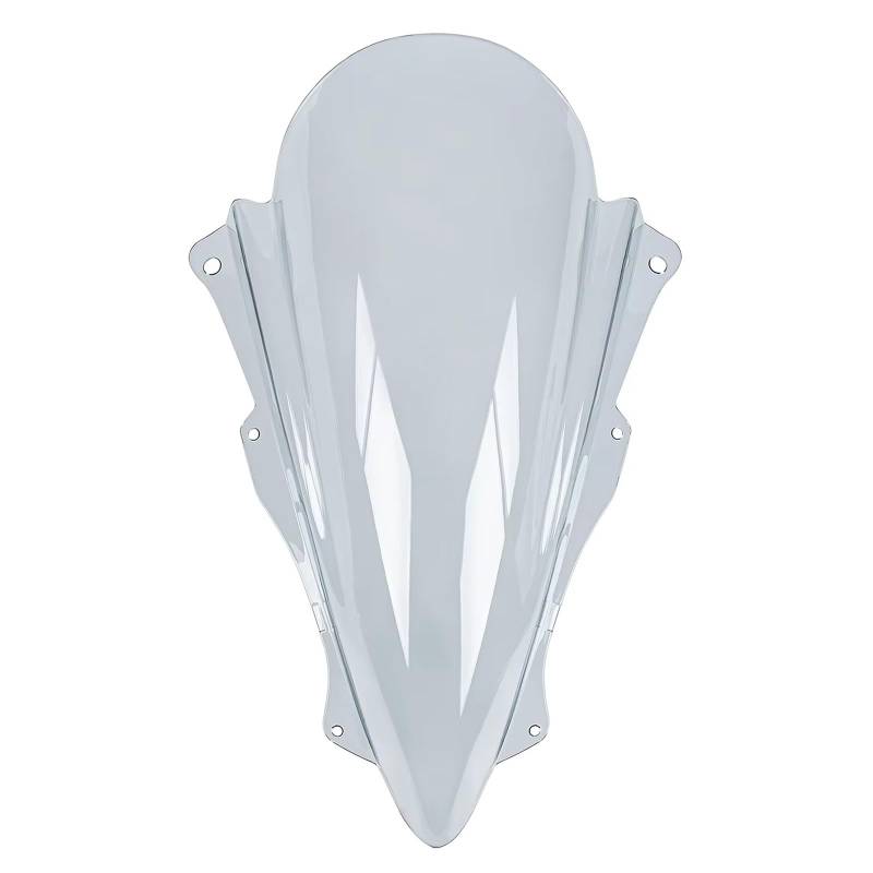 SBBLINWU Motorrad Windschild Spoiler Für Ninja Für ZX4RR 2023 2024 Motorrad Windschutzscheibe Windschutz Windabweiser Zubehör Front Verkleidung(Light Smoke) von SBBLINWU