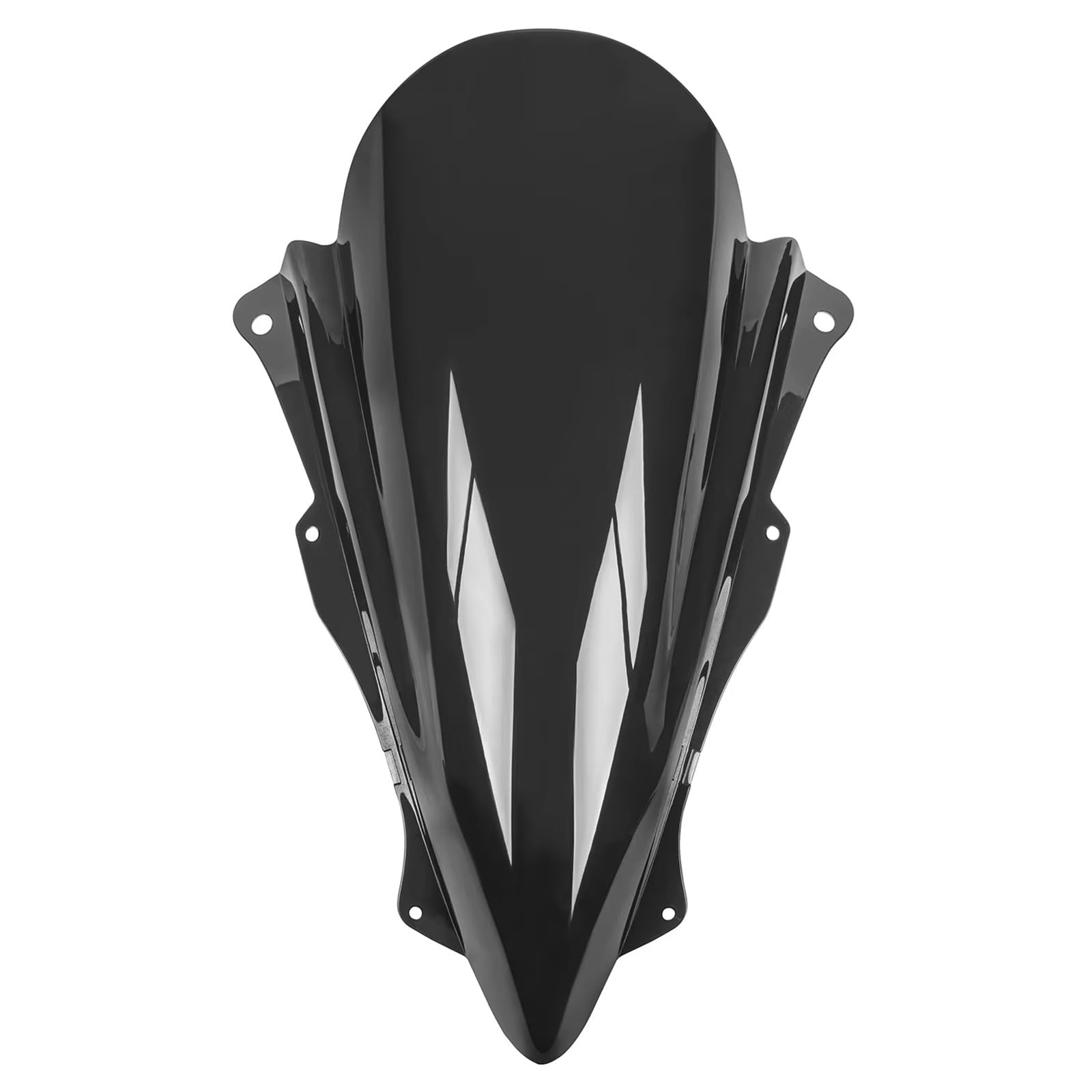 SBBLINWU Motorrad Windschild Spoiler Für Ninja Für ZX4RR 2023 2024 Motorrad Windschutzscheibe Windschutz Windabweiser Zubehör Front Verkleidung(Smoke) von SBBLINWU