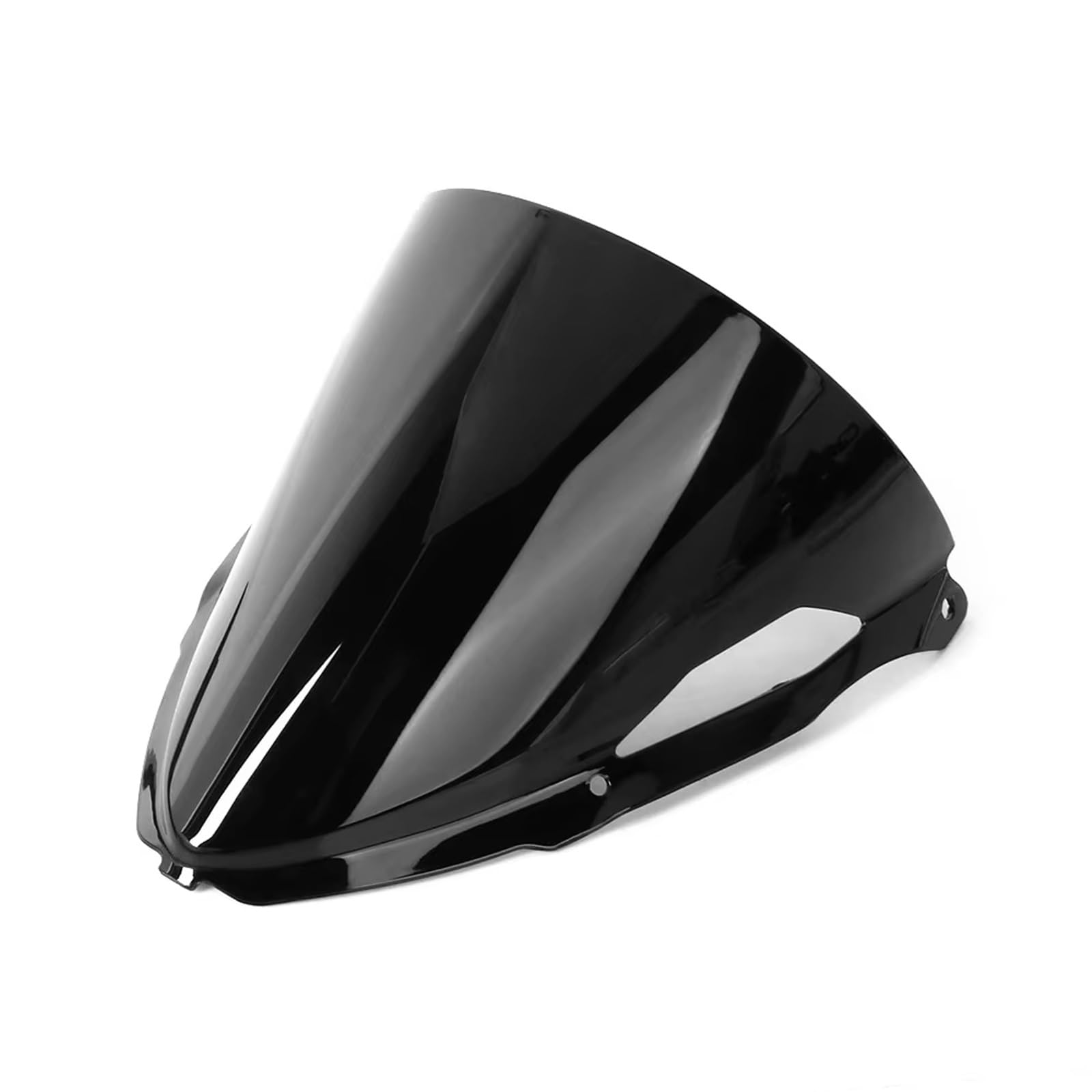 SBBLINWU Motorrad Windschild Spoiler Für Ninja Für ZX6R 2024 Motorrad Zubehör Windschutzscheibe Windabweiser Windschutz Montieren Wind Bildschirm Gugel Front Verkleidung(Black) von SBBLINWU