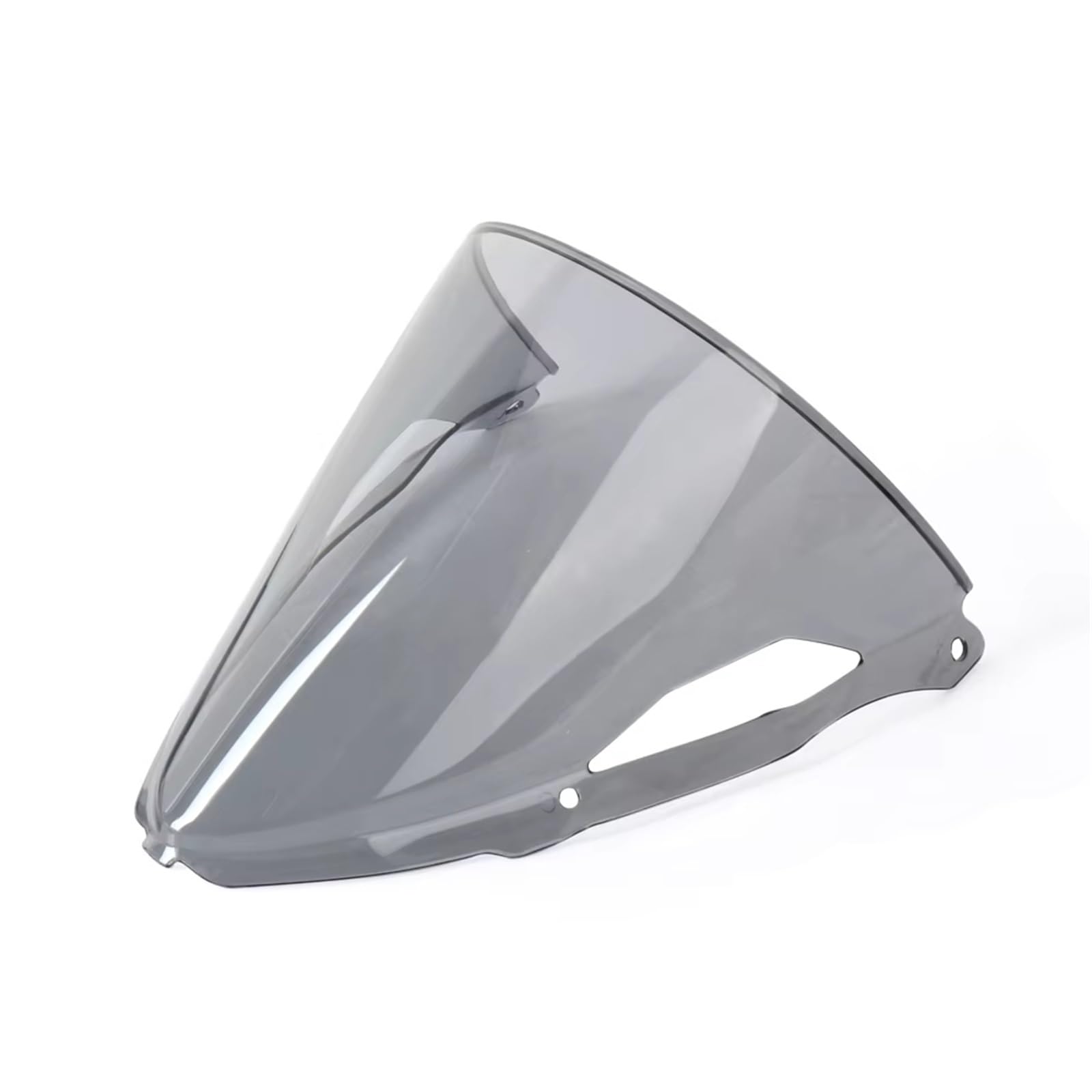 SBBLINWU Motorrad Windschild Spoiler Für Ninja Für ZX6R 2024 Motorrad Zubehör Windschutzscheibe Windabweiser Windschutz Montieren Wind Bildschirm Gugel Front Verkleidung(Smoky) von SBBLINWU