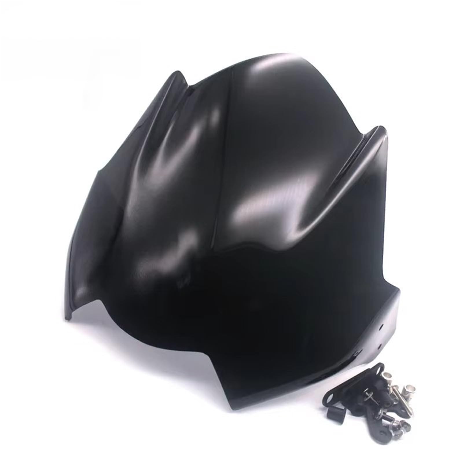 SBBLINWU Motorrad Windschild Spoiler Für Street Für Triple 2017 2018 2019 Windschutzscheibenschutz, Motorrad-Windschutzscheibenschutzabdeckung Windschutz(Black) von SBBLINWU