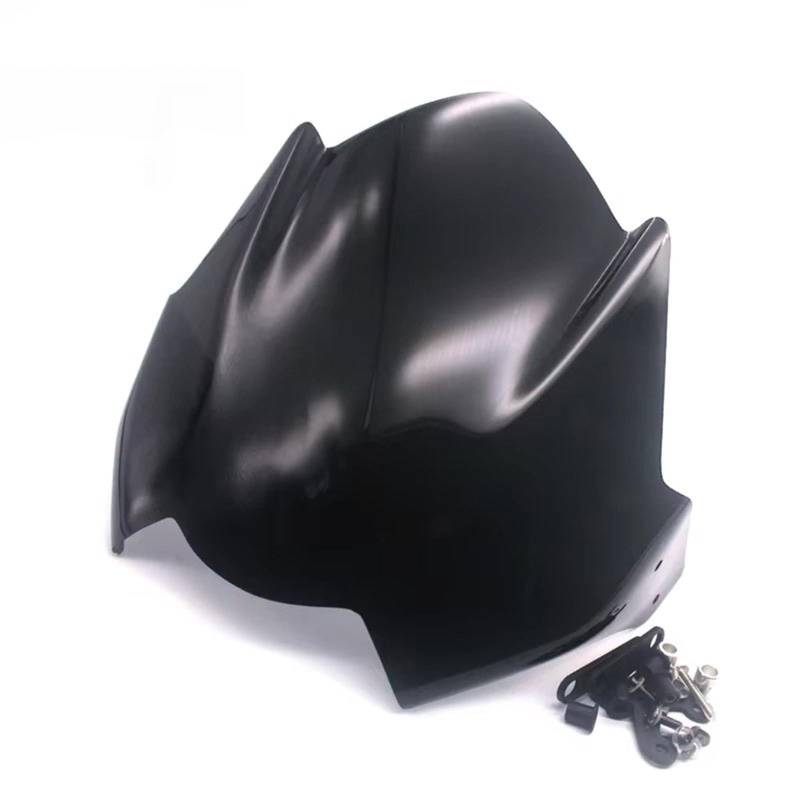 SBBLINWU Motorrad Windschild Spoiler Für Street Für Triple 2017 2018 2019 Windschutzscheibenschutz, Motorrad-Windschutzscheibenschutzabdeckung Windschutz(Black) von SBBLINWU