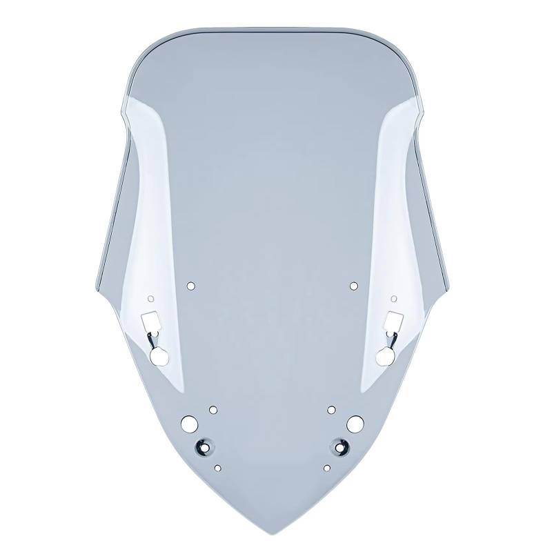 SBBLINWU Motorrad Windschild Spoiler Für Xmax 300 2017 2018 2019 2020 2021 2022 Frontscheibe Windschutz Motorrad Wind Schutz Luftstrom Deflektor Visier Fliegengitter(Light Smoke) von SBBLINWU