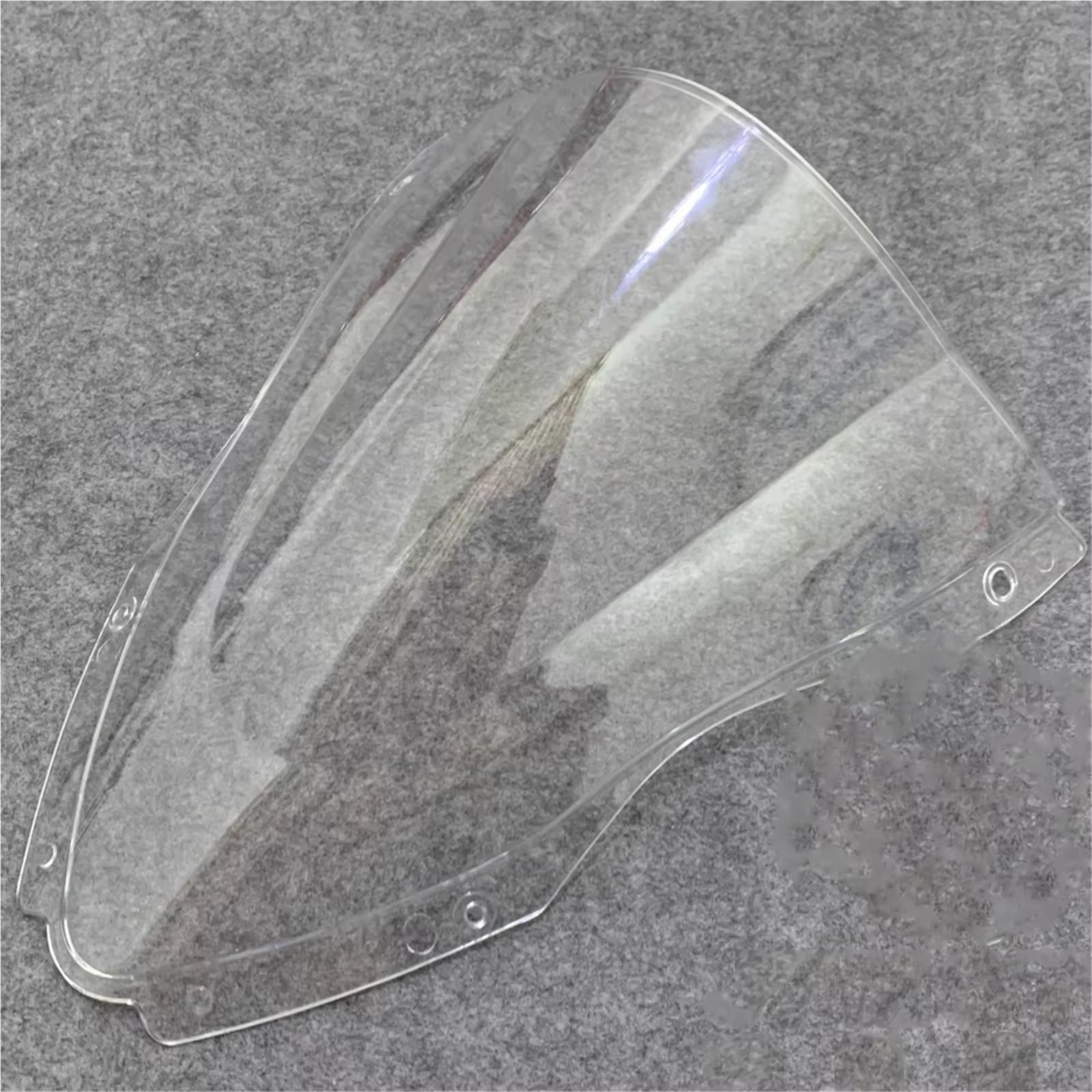SBBLINWU Motorrad Windschild Spoiler Für ZX-10 2016 2017 2018 2019 Motorrad Windschutzscheibe Windschutz Windabweiser Zubehör Double Bubble Screen(Transparent) von SBBLINWU